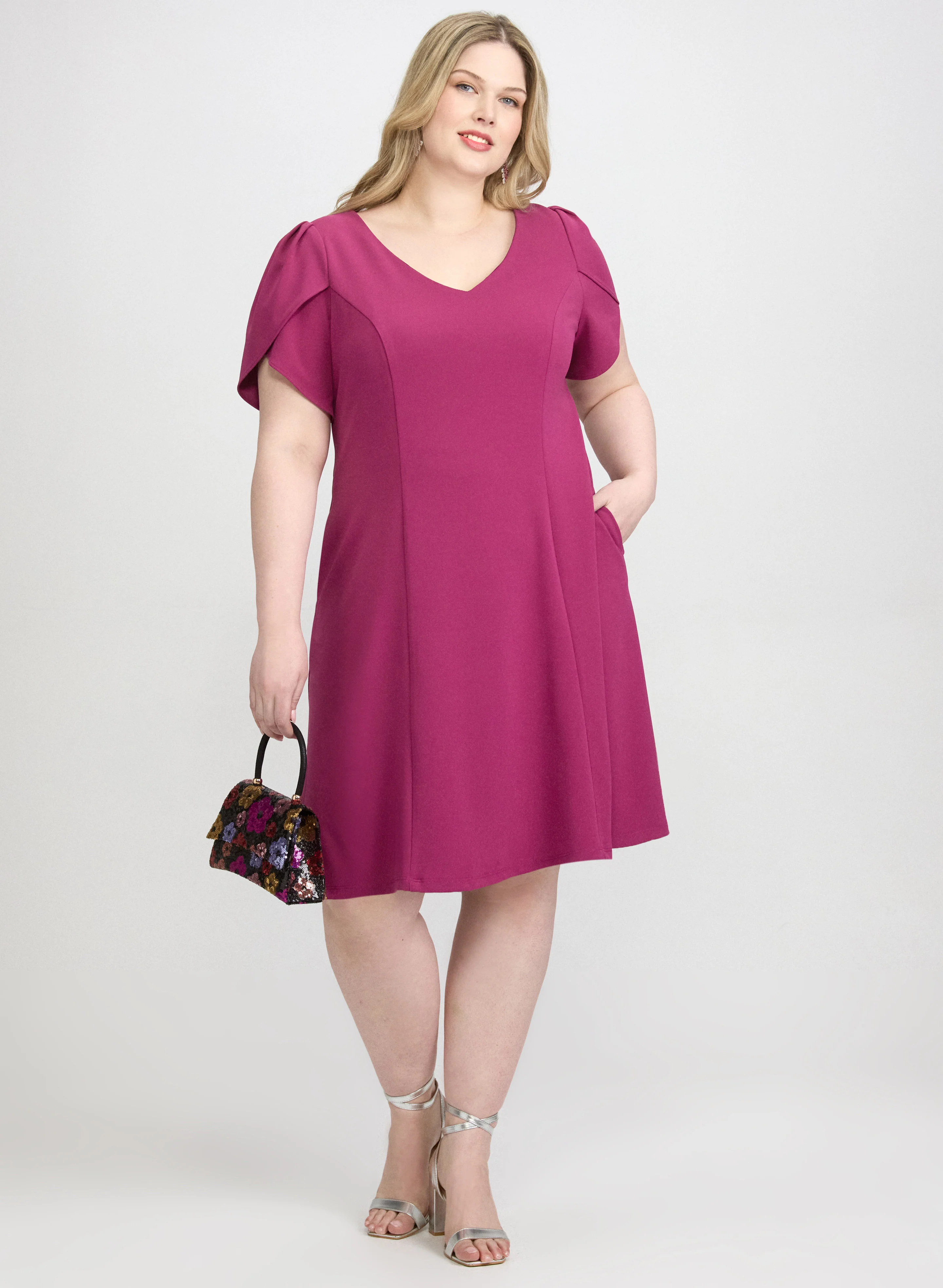 Tulip Sleeve Dress