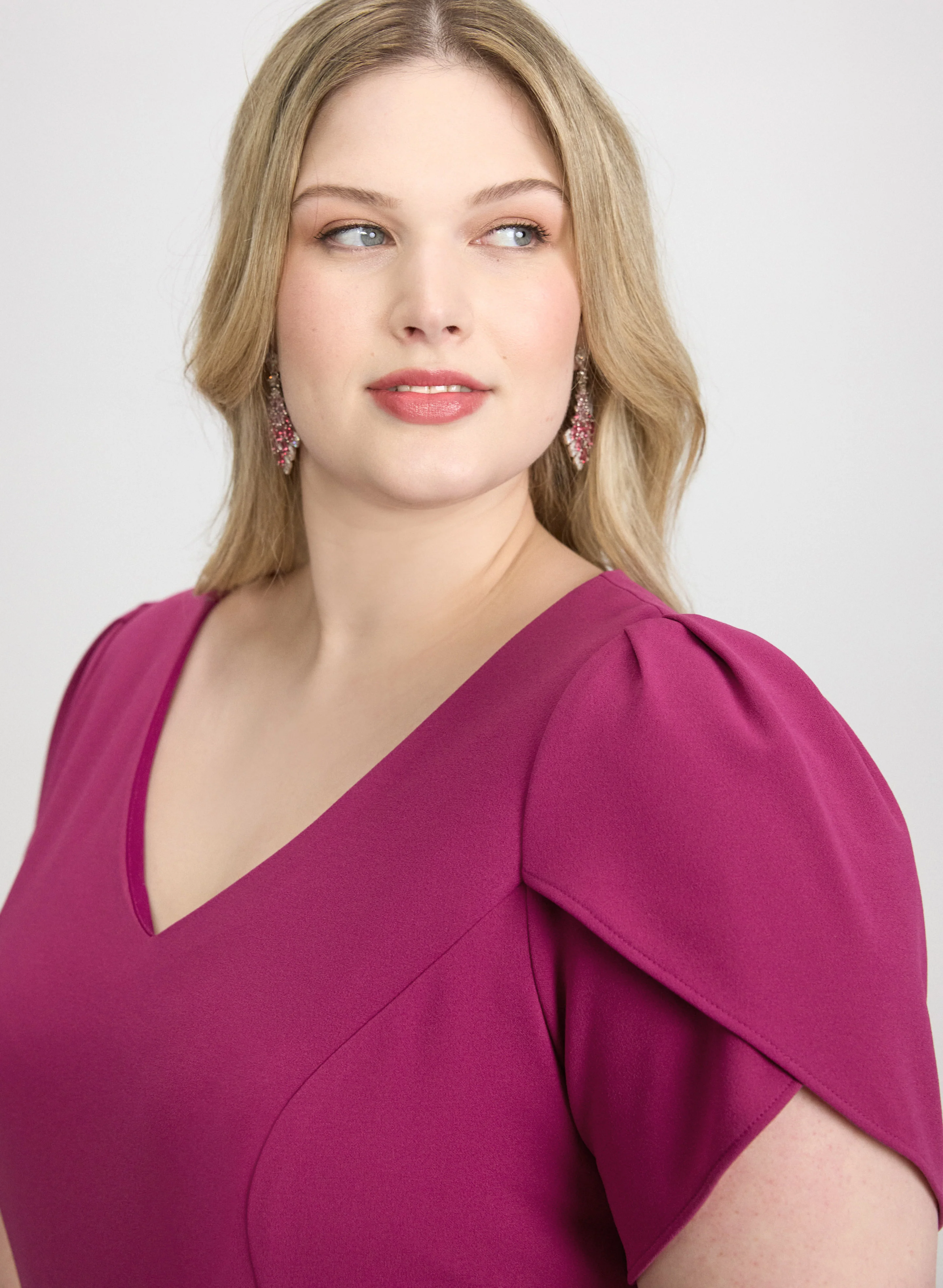 Tulip Sleeve Dress - Image 3