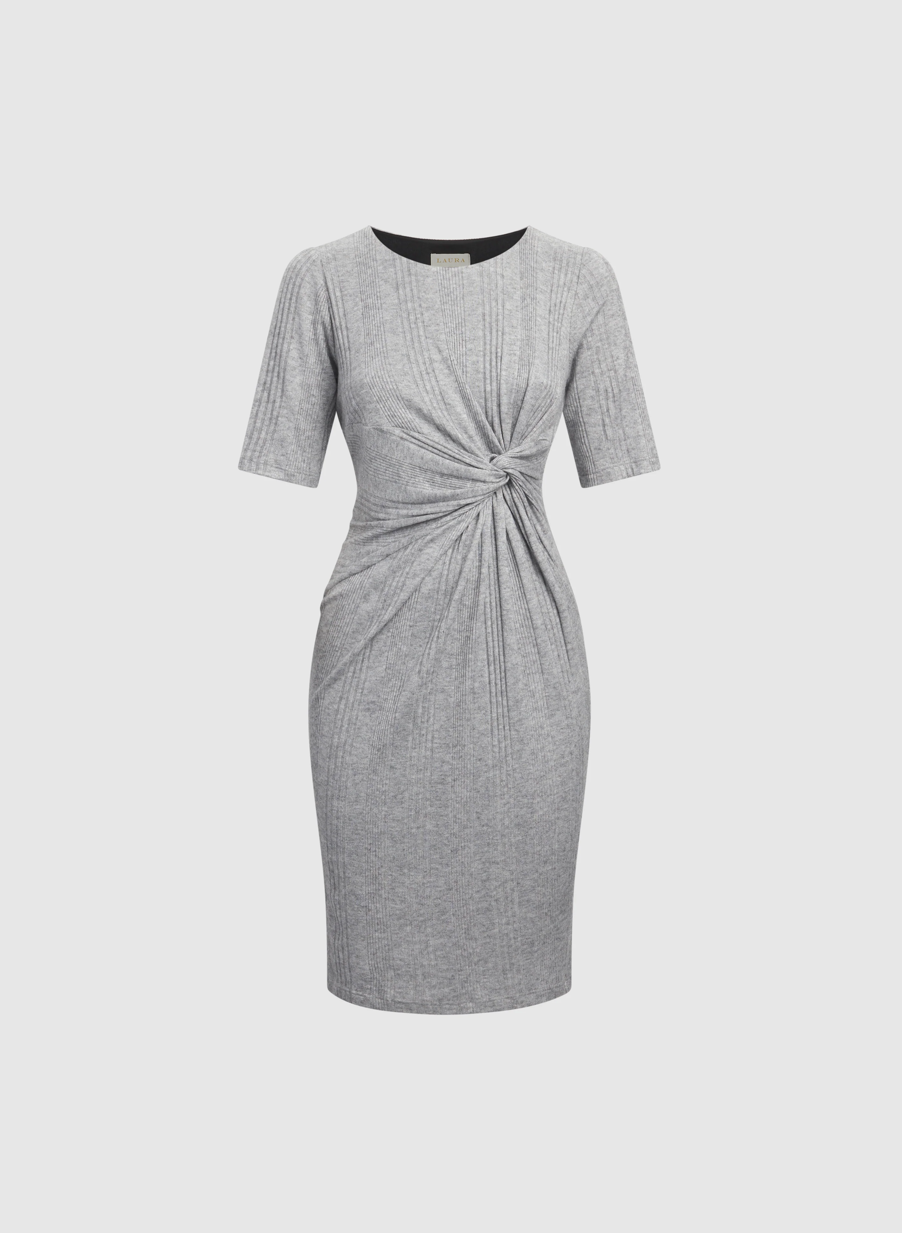 Twist Front Sweater Dress - Image 6
