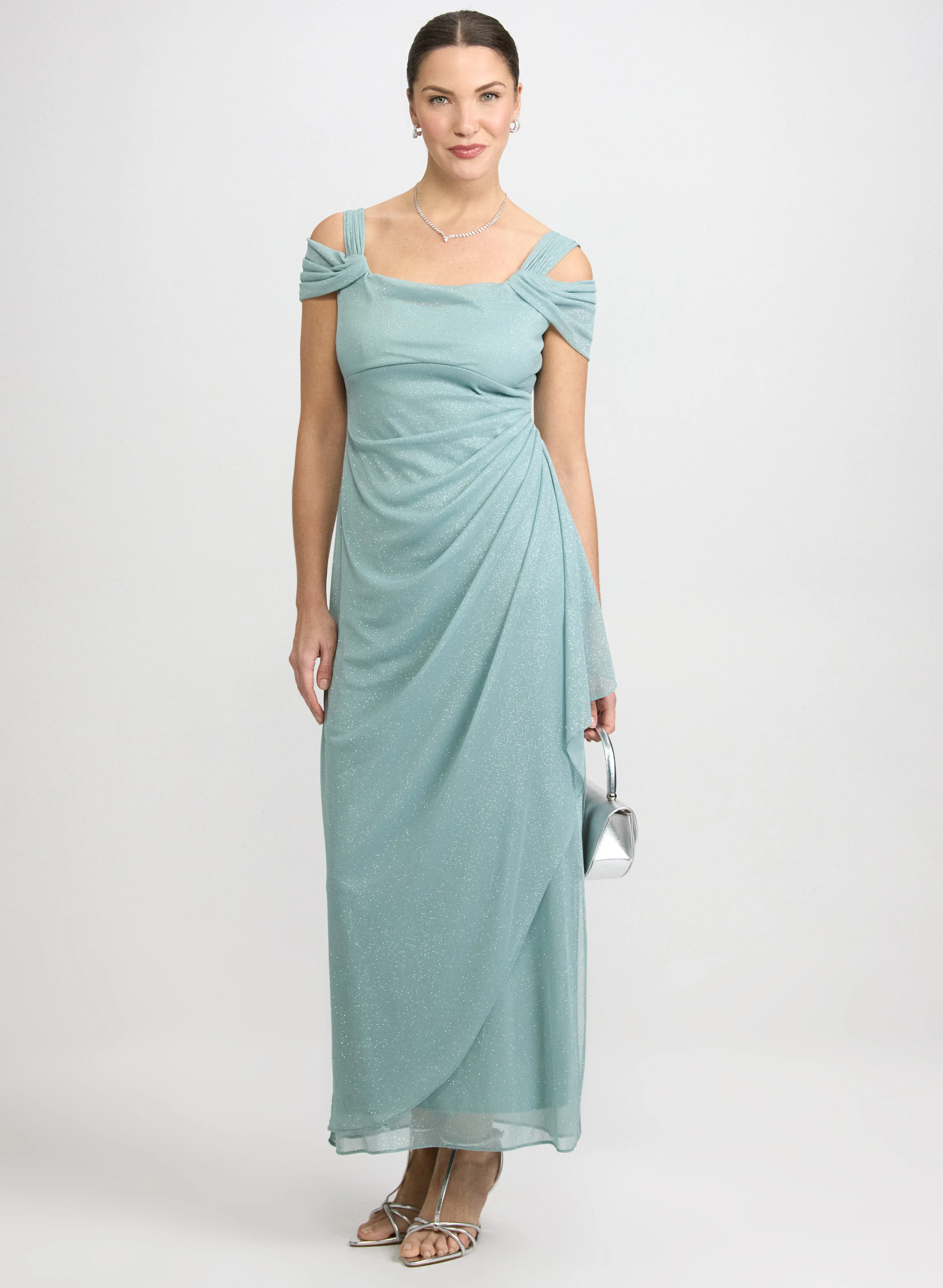 Twisted Cold-Shoulder Dress