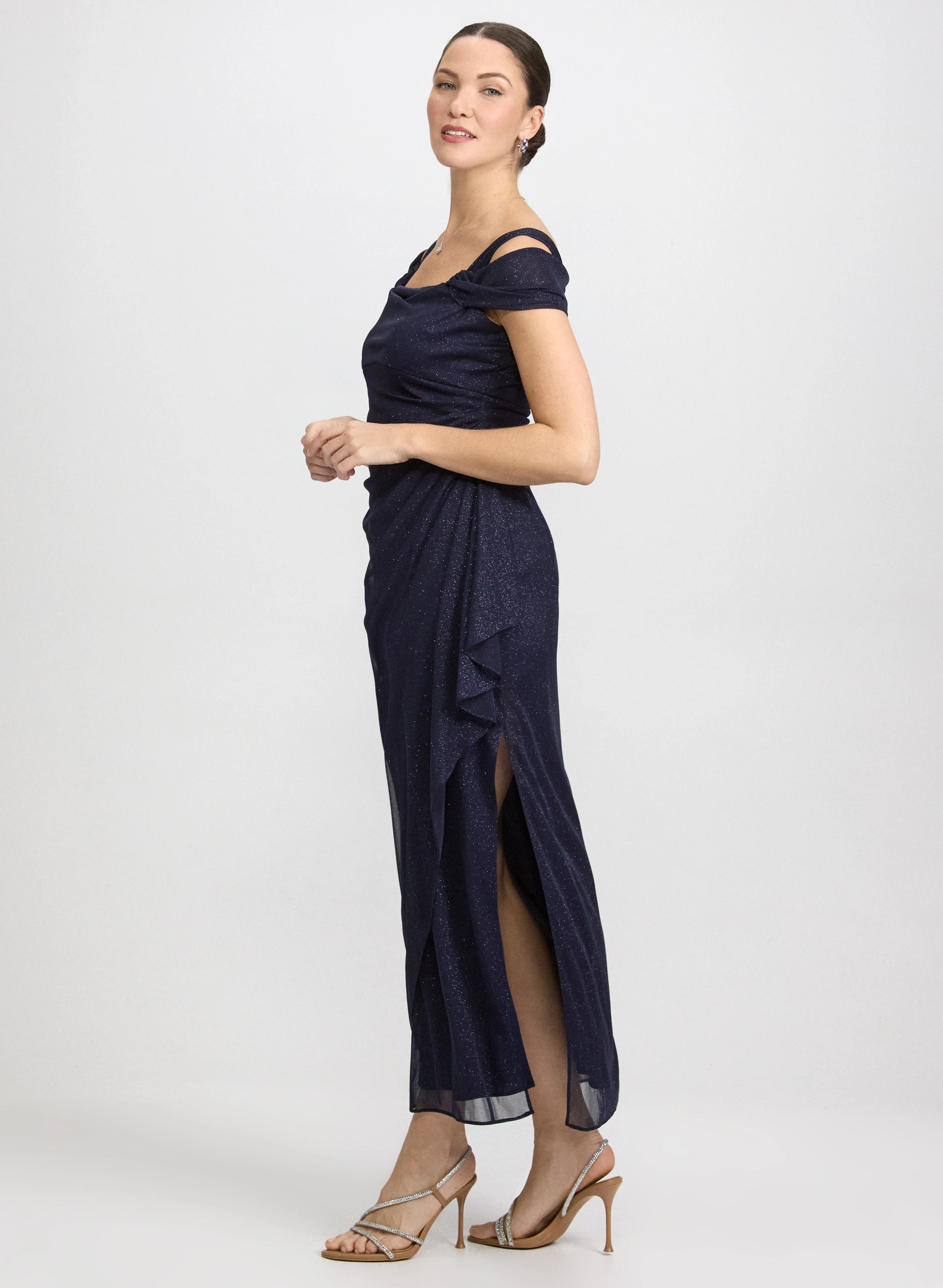 Twisted Cold-Shoulder Dress - Image 2