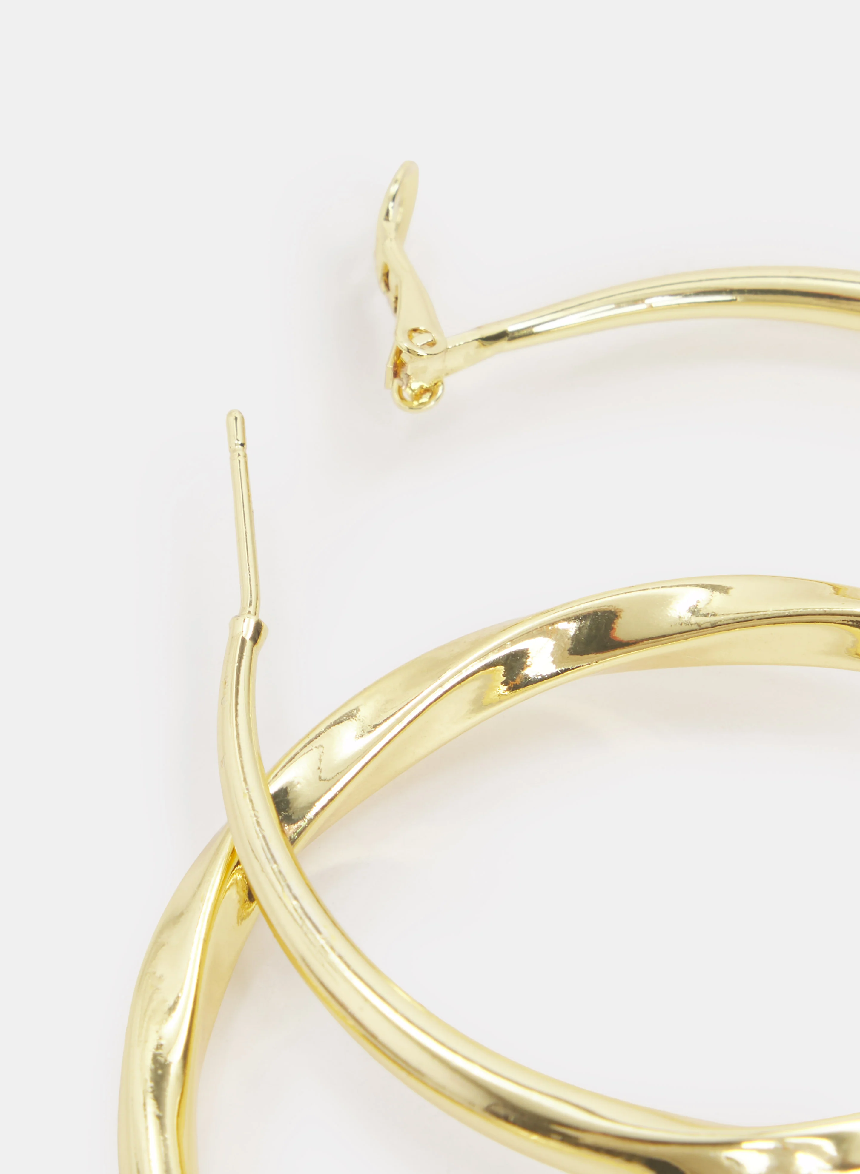 Twisted Hoop Earrings - Image 3