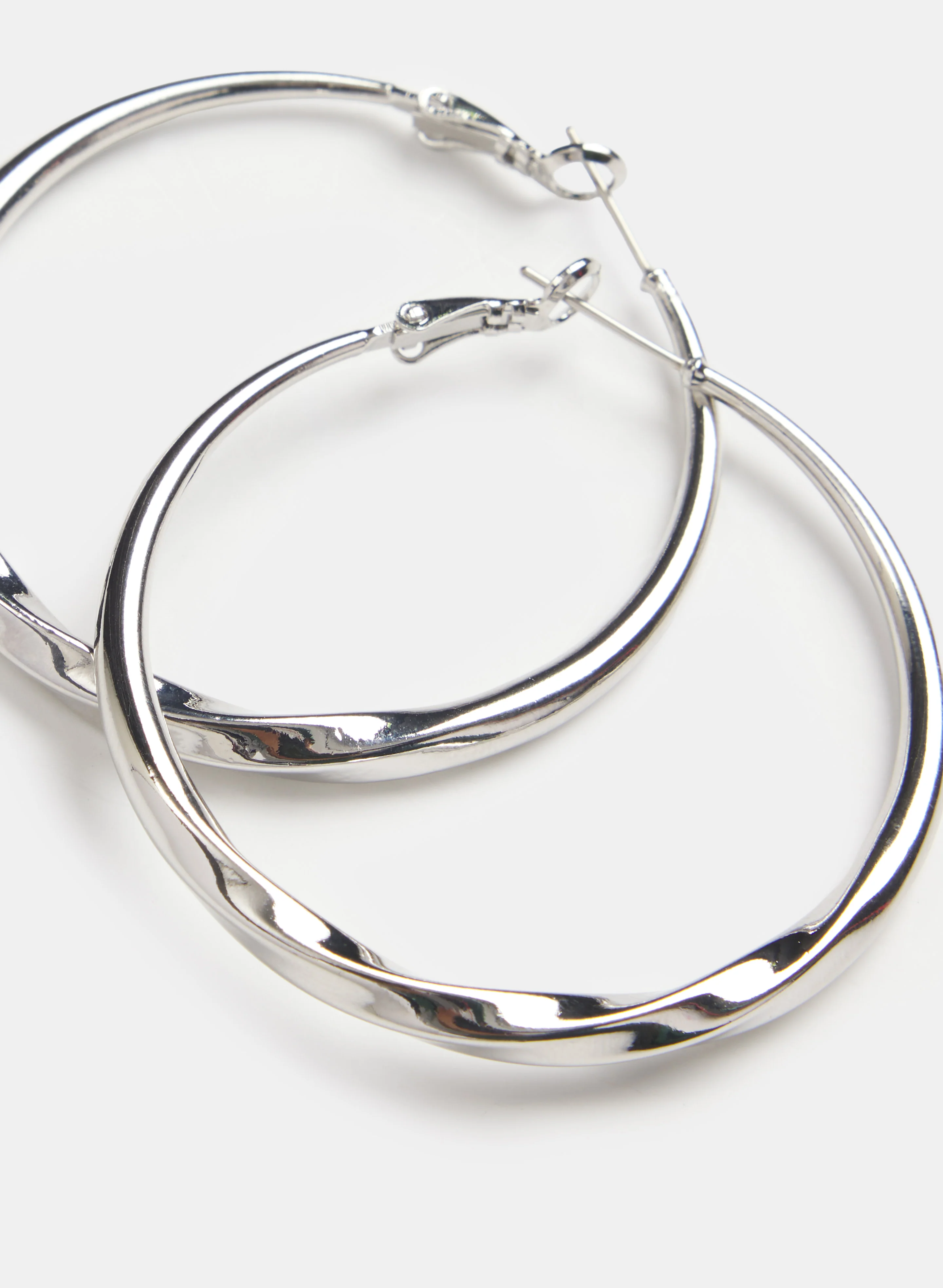 Twisted Hoop Earrings - Image 2