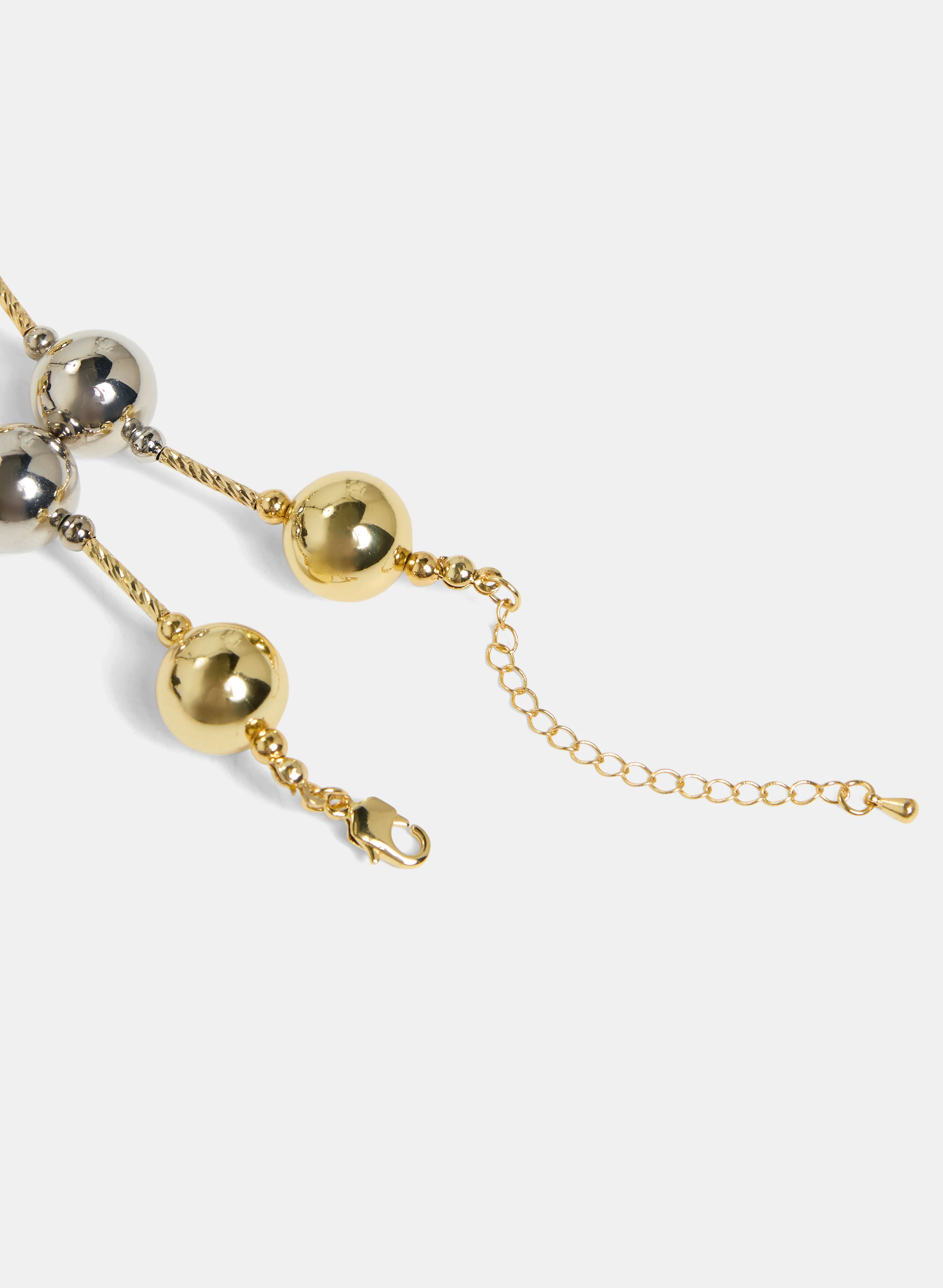 Two-Tone Beaded Necklace - Image 2
