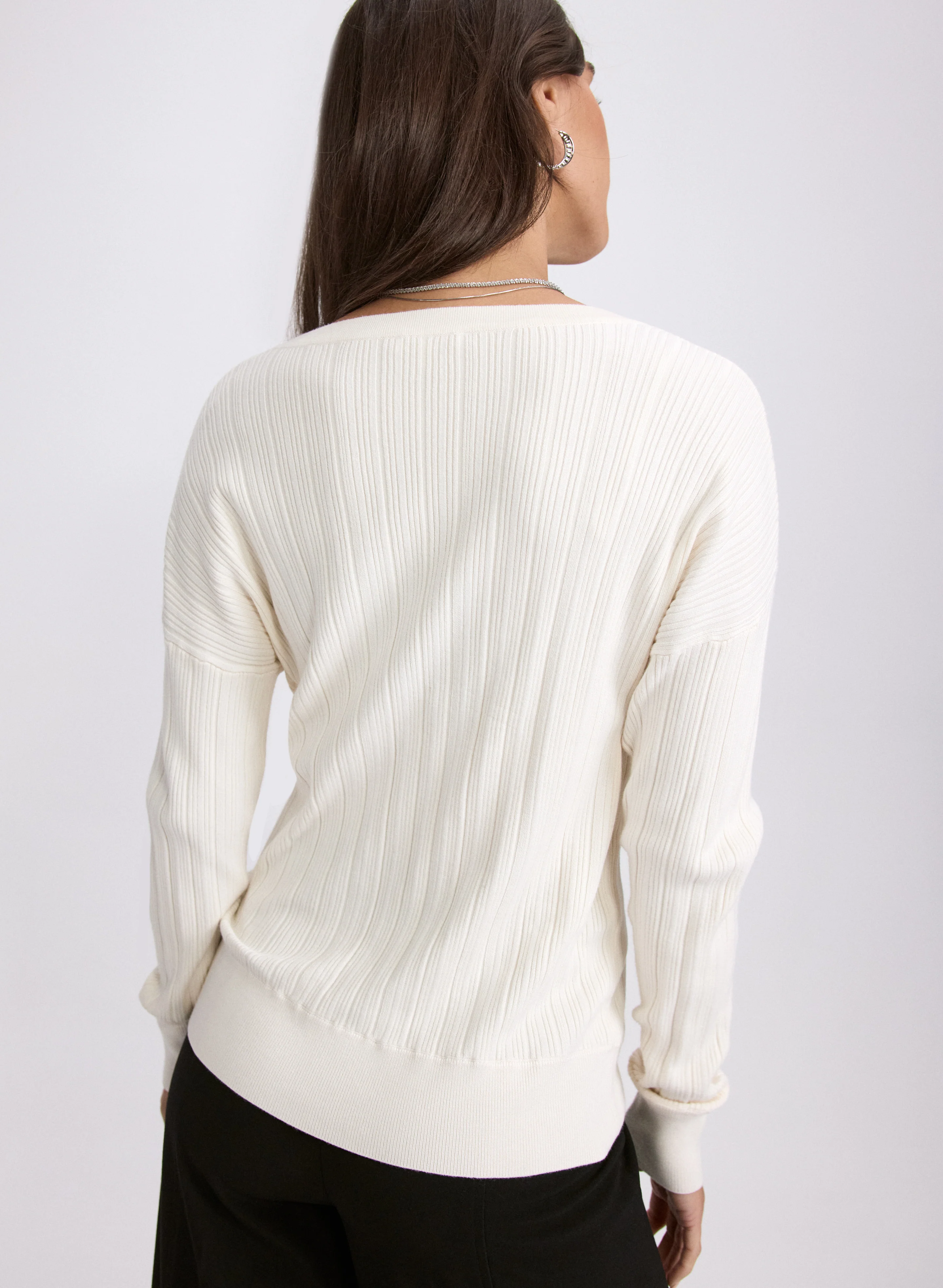 V-Neck Knit Pullover - Image 5