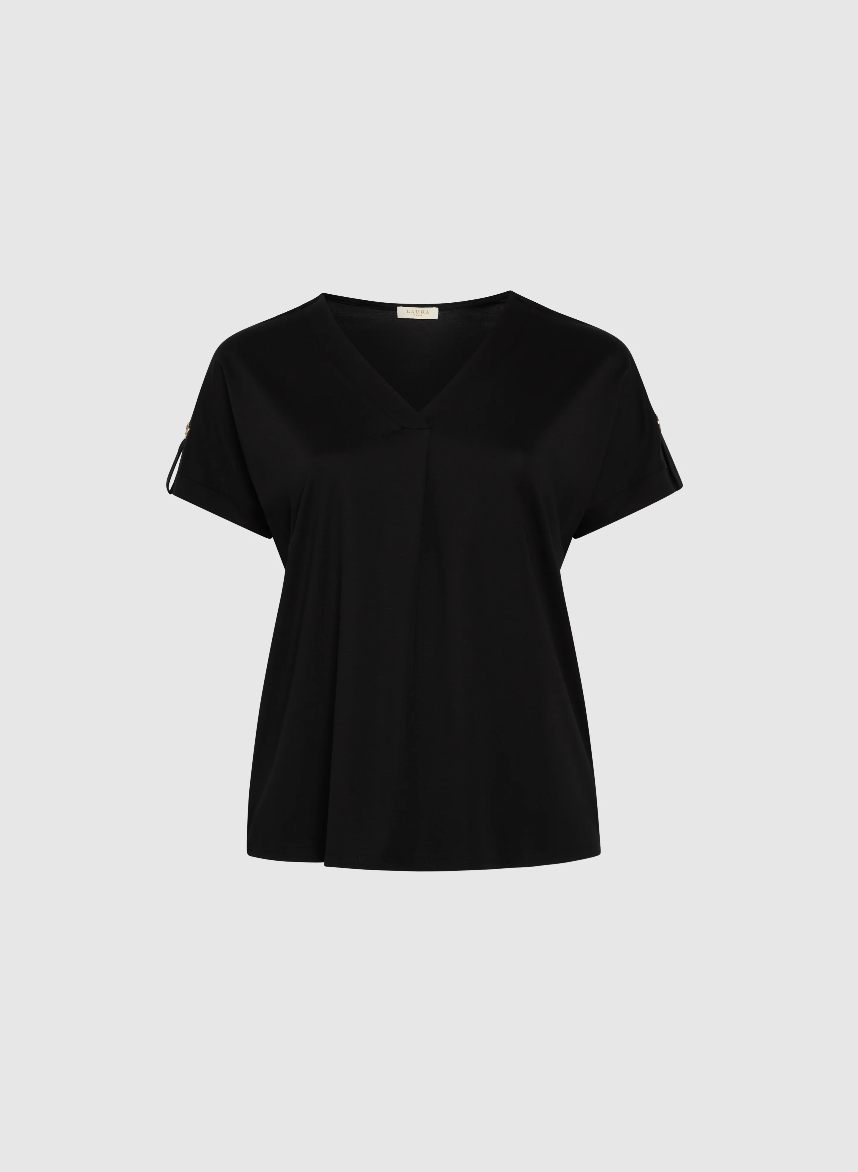 V-Neck Slub T-Shirt - Image 5