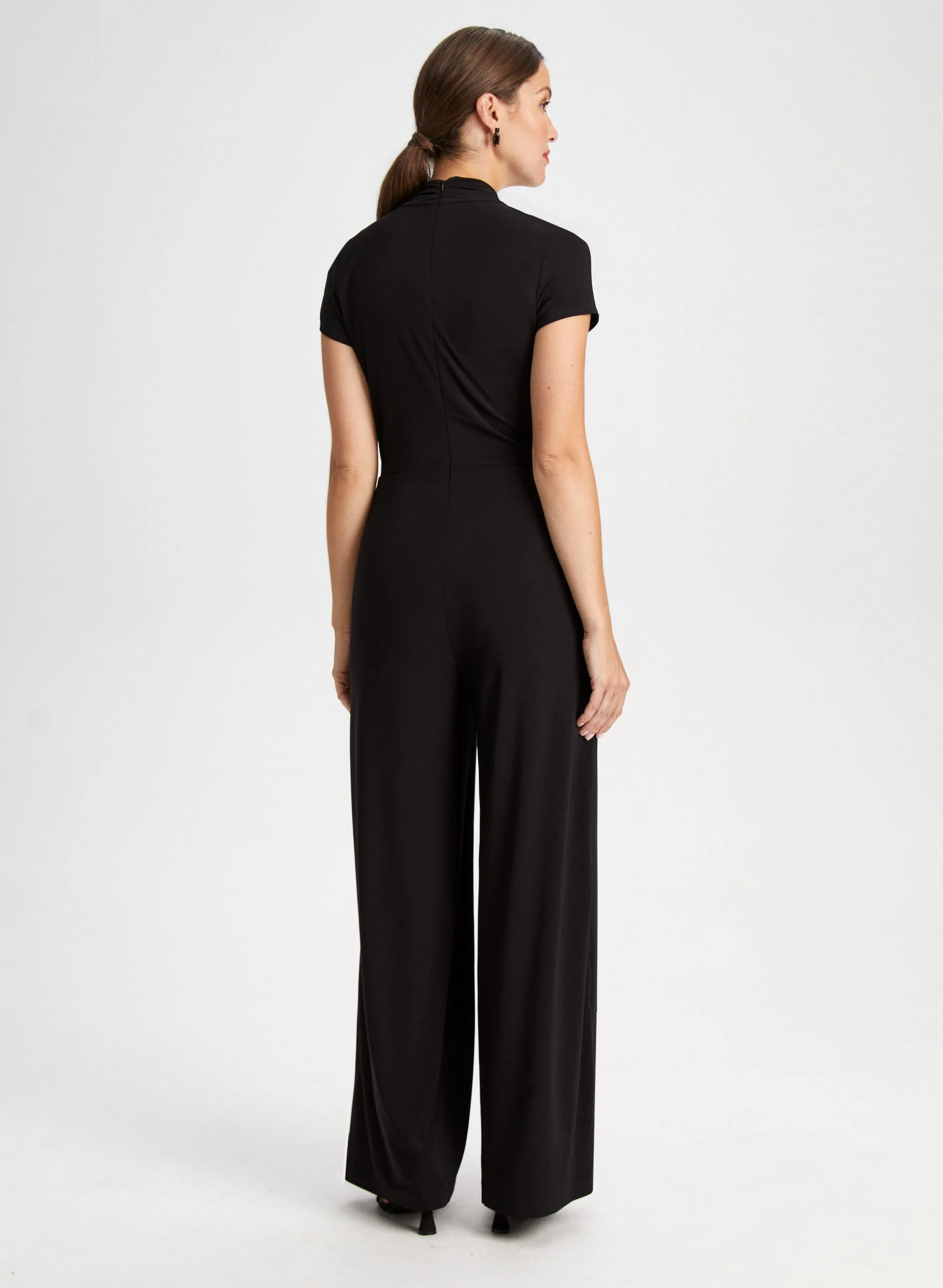 V-Neck Wide Leg Jumpsuit - Image 2