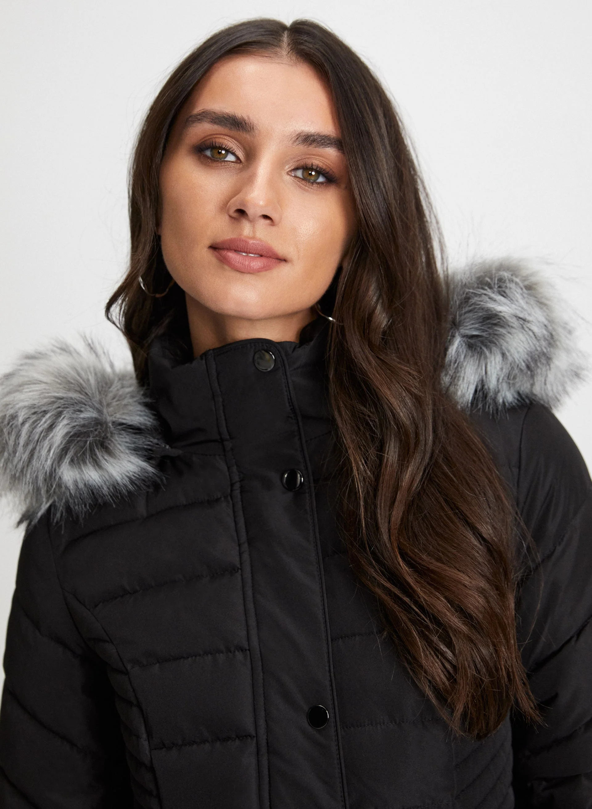 Vegan Down Quilted Coat - Image 5