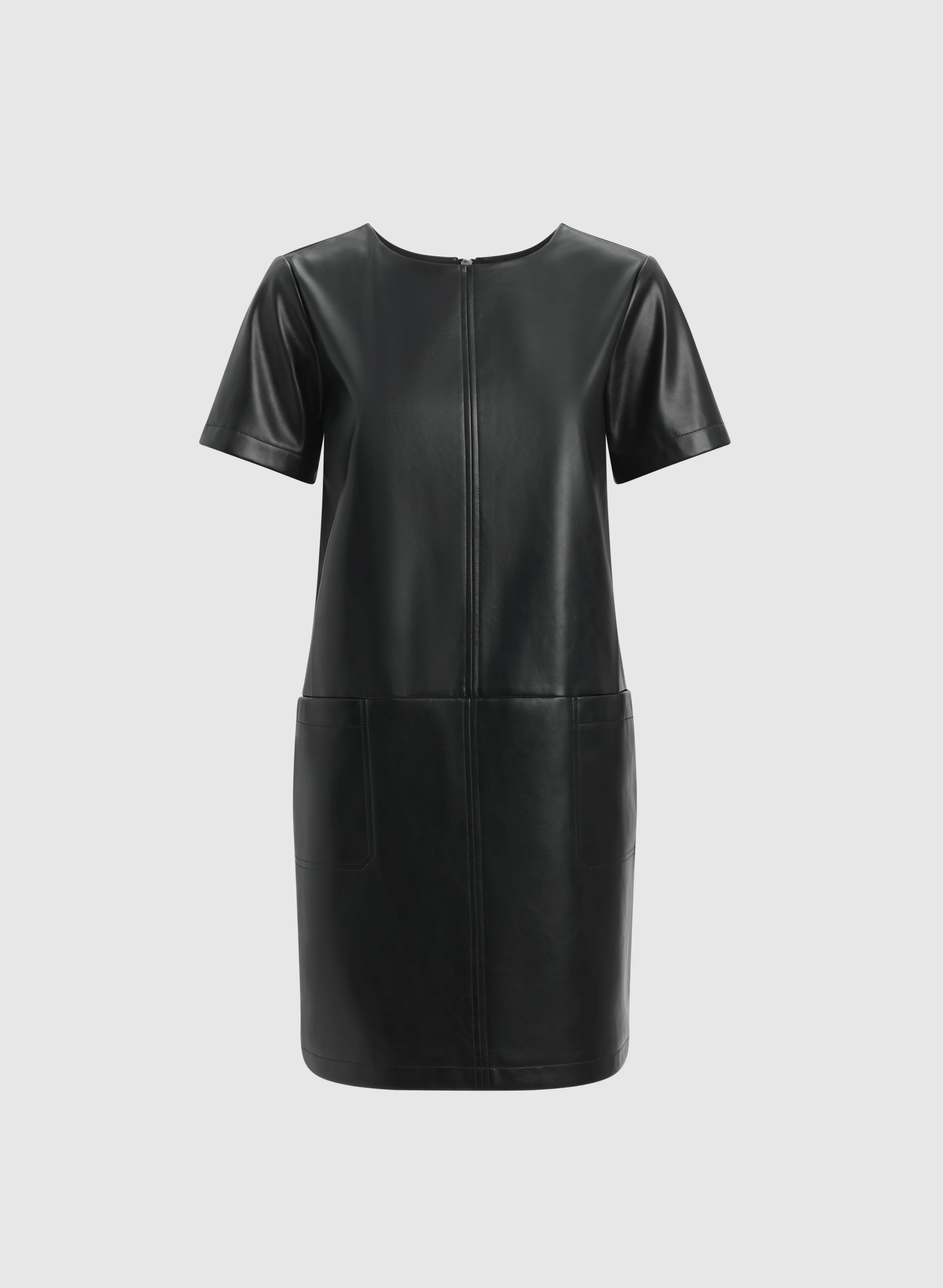 Vegan Leather Dress - Image 6