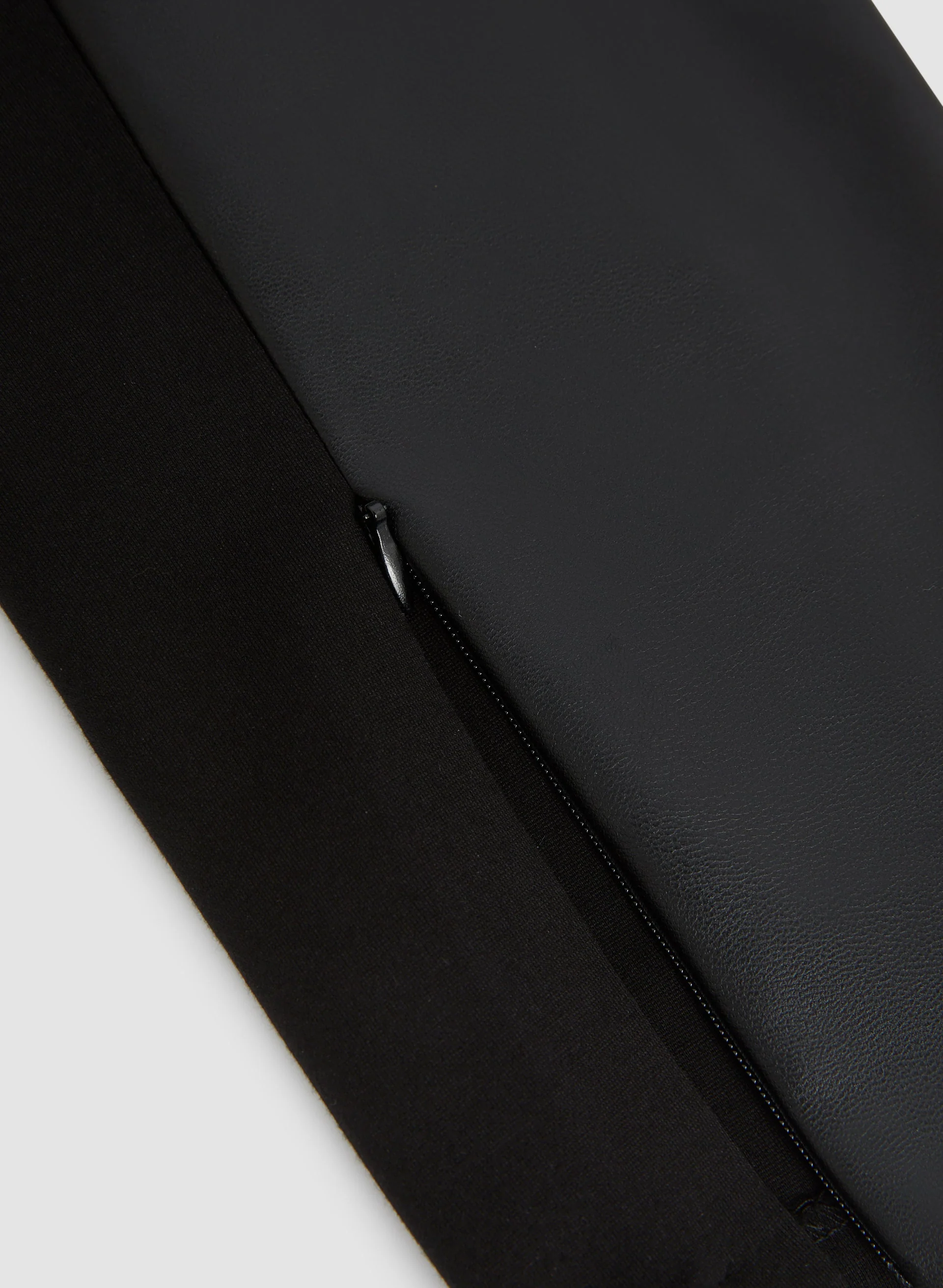Vegan Leather Front Leggings - Image 6