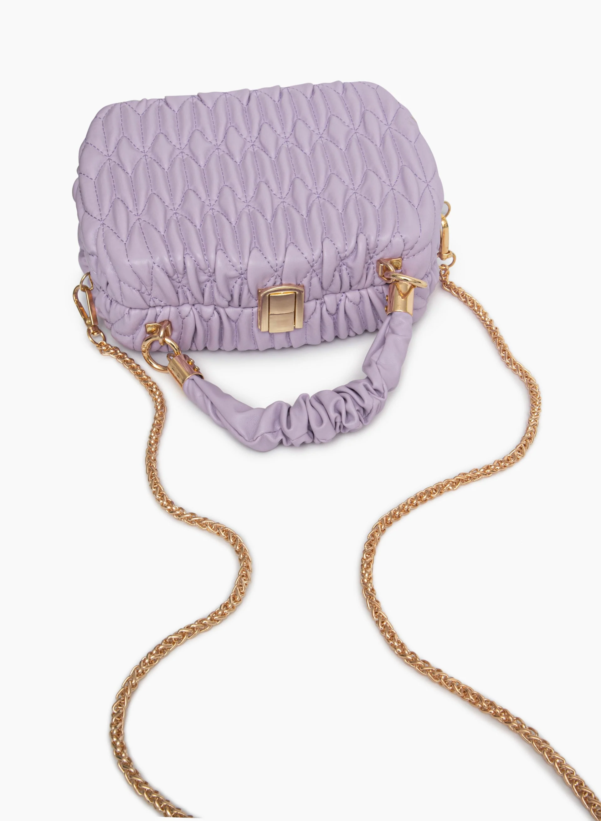 Vegan Leather Quilted Bag - Image 2
