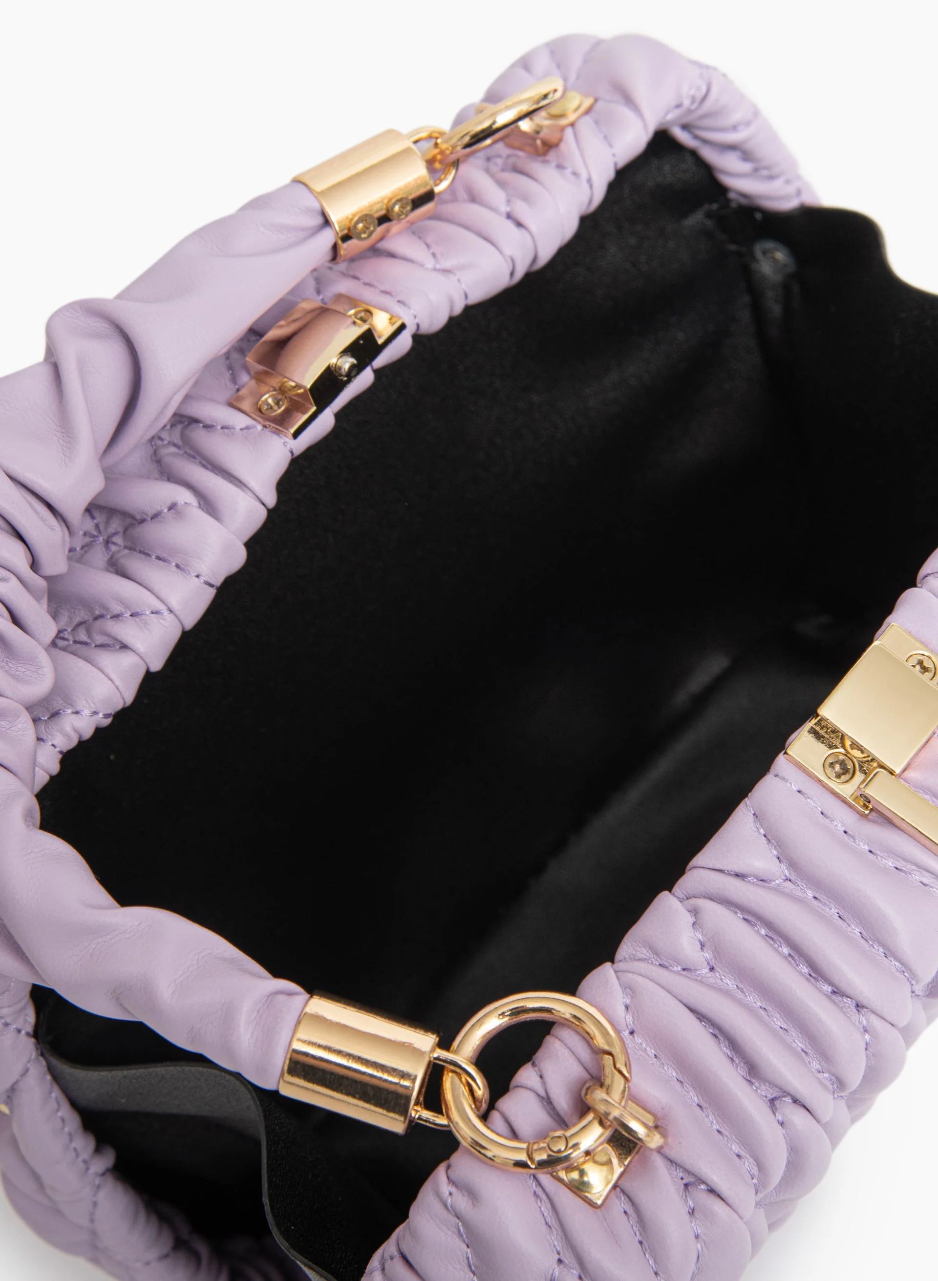 Vegan Leather Quilted Bag - Image 4