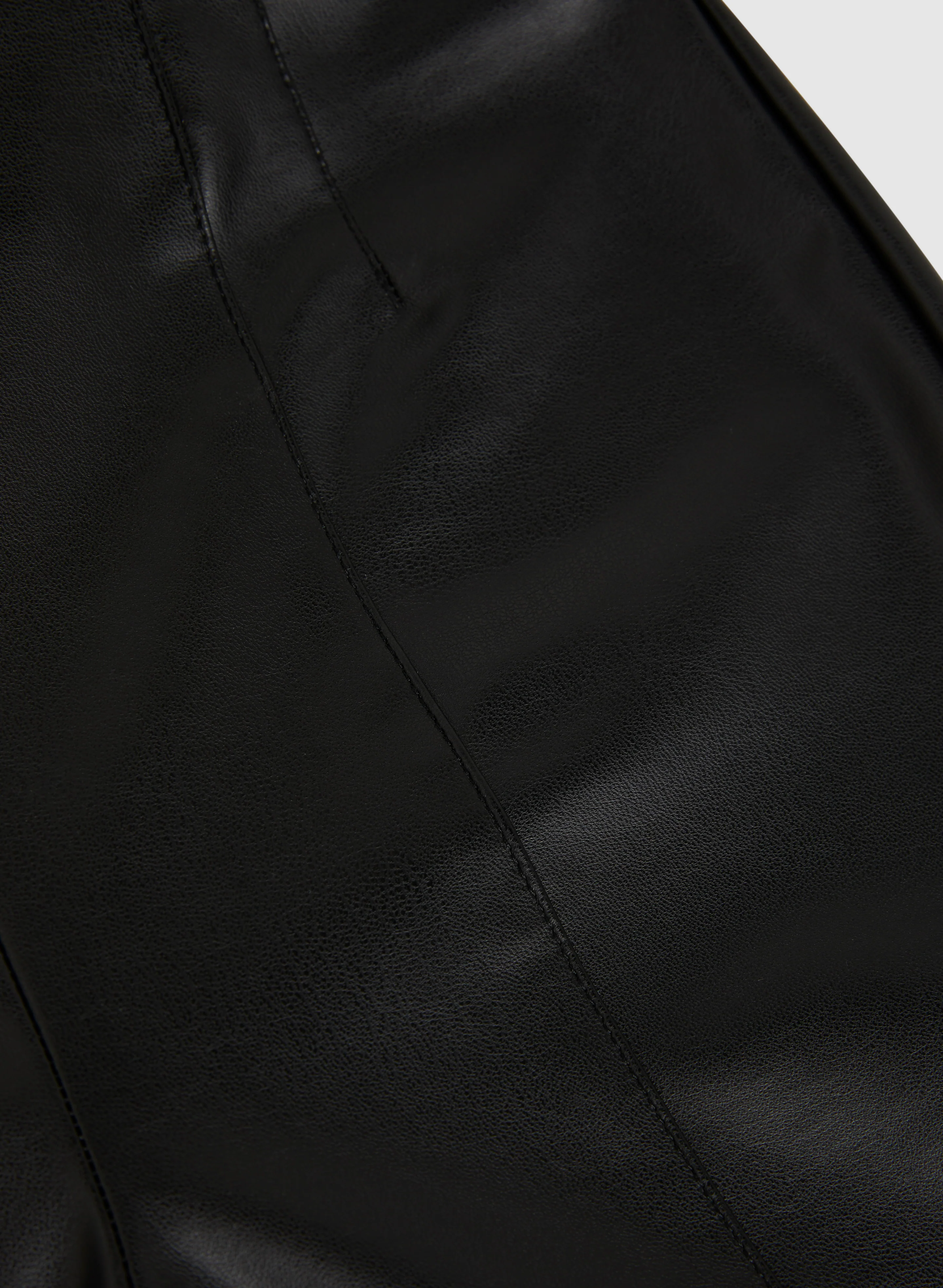 Sofia Vegan Leather Slim-Leg Pants - Image 7