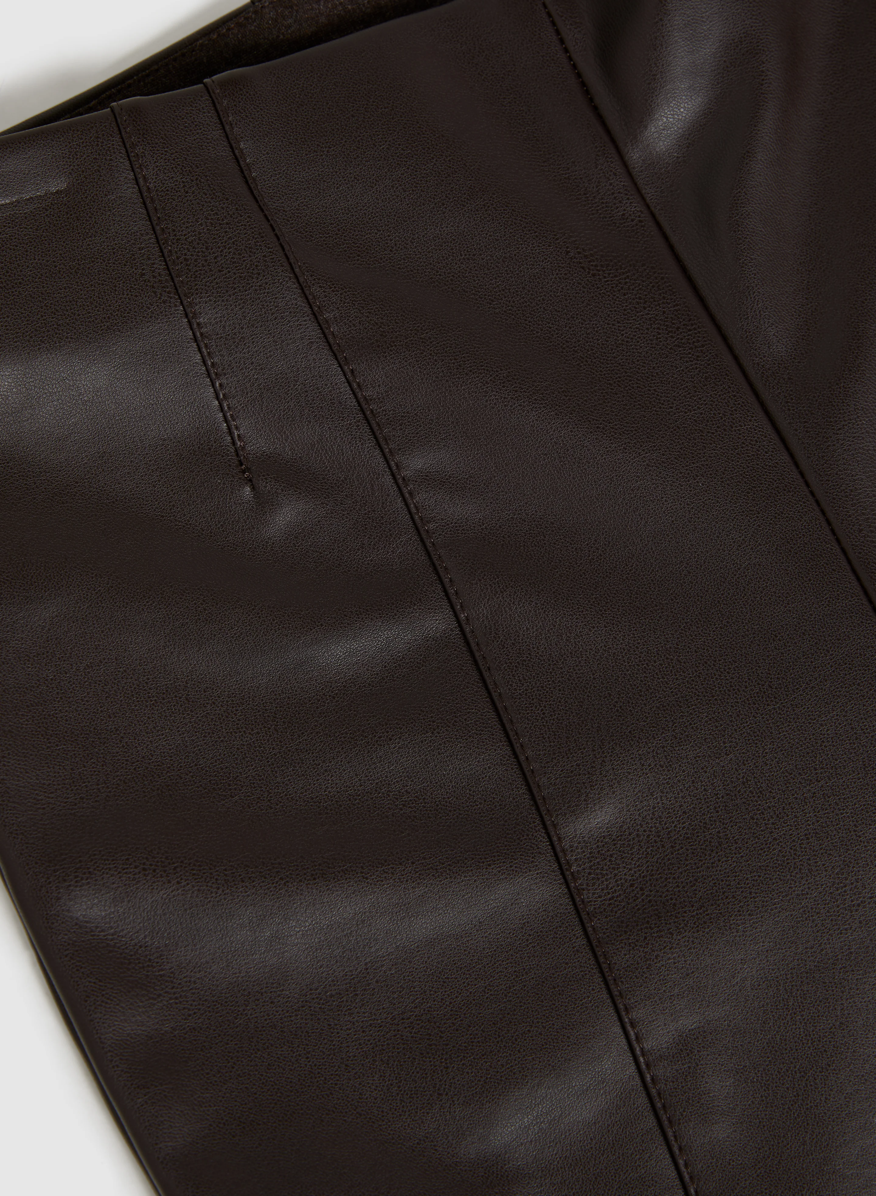 Sofia Vegan Leather Slim-Leg Pants - Image 7