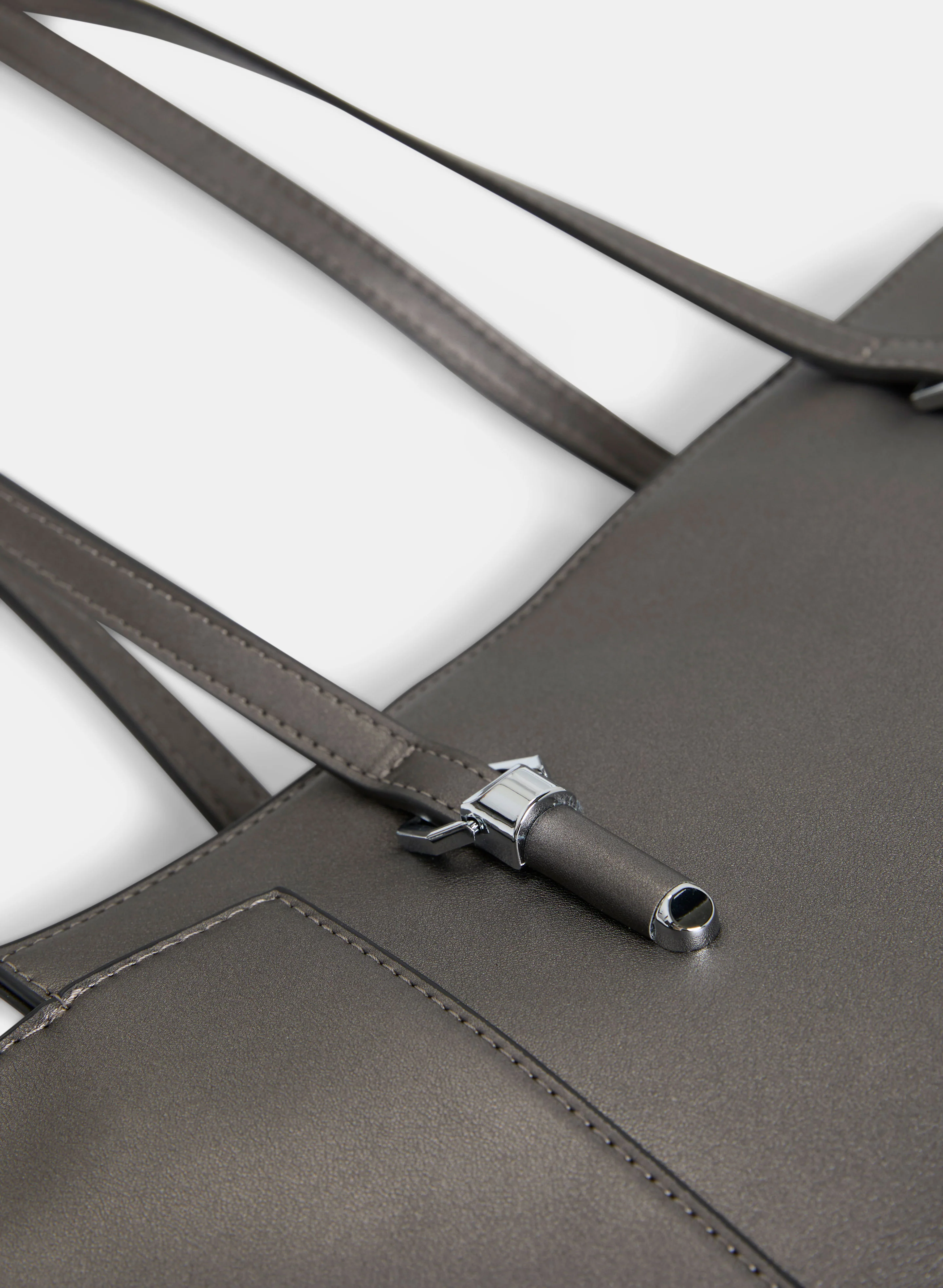Vegan Leather Tote Bag - Image 3