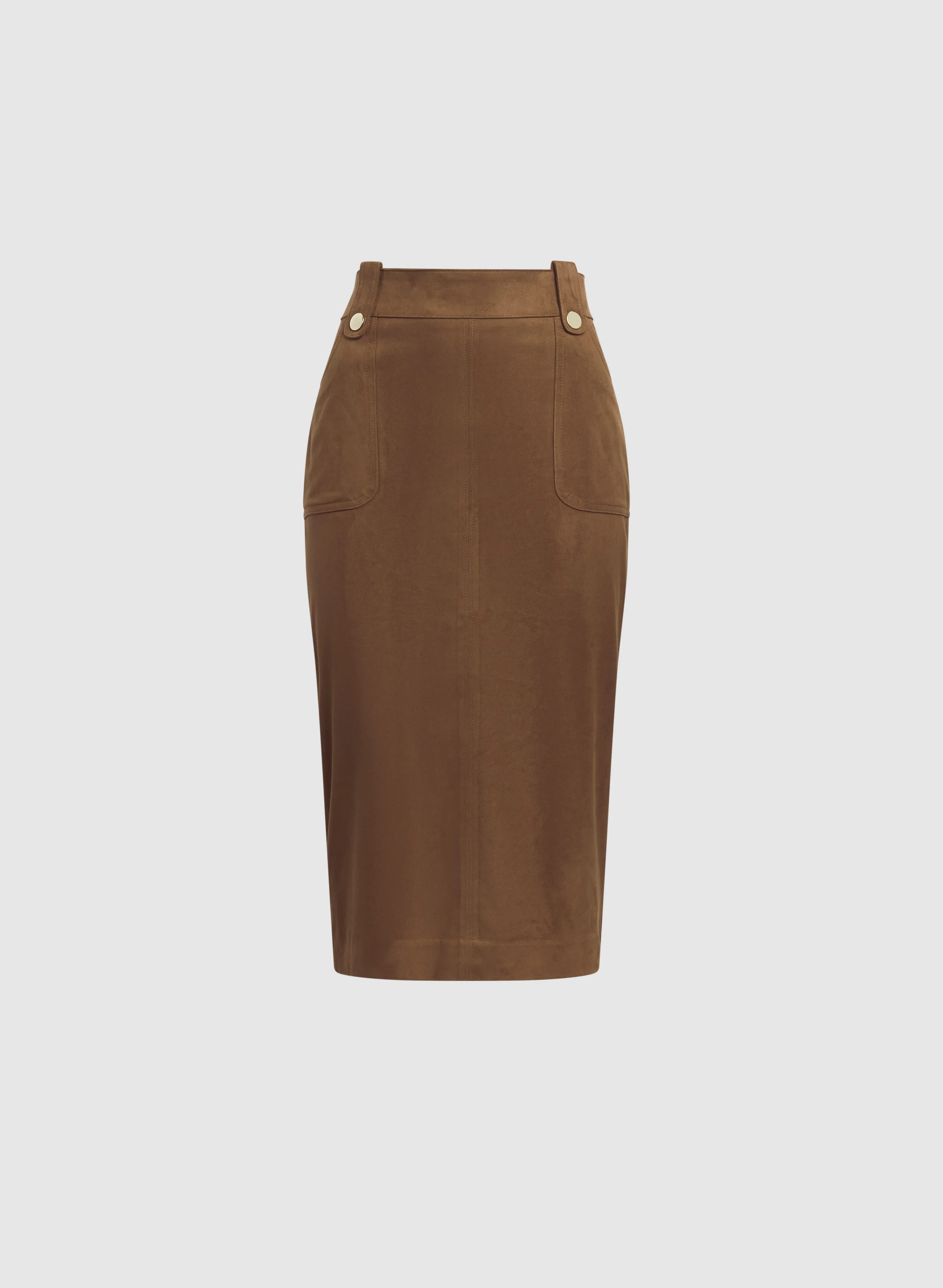 Vegan Suede Pencil Skirt - Image 6