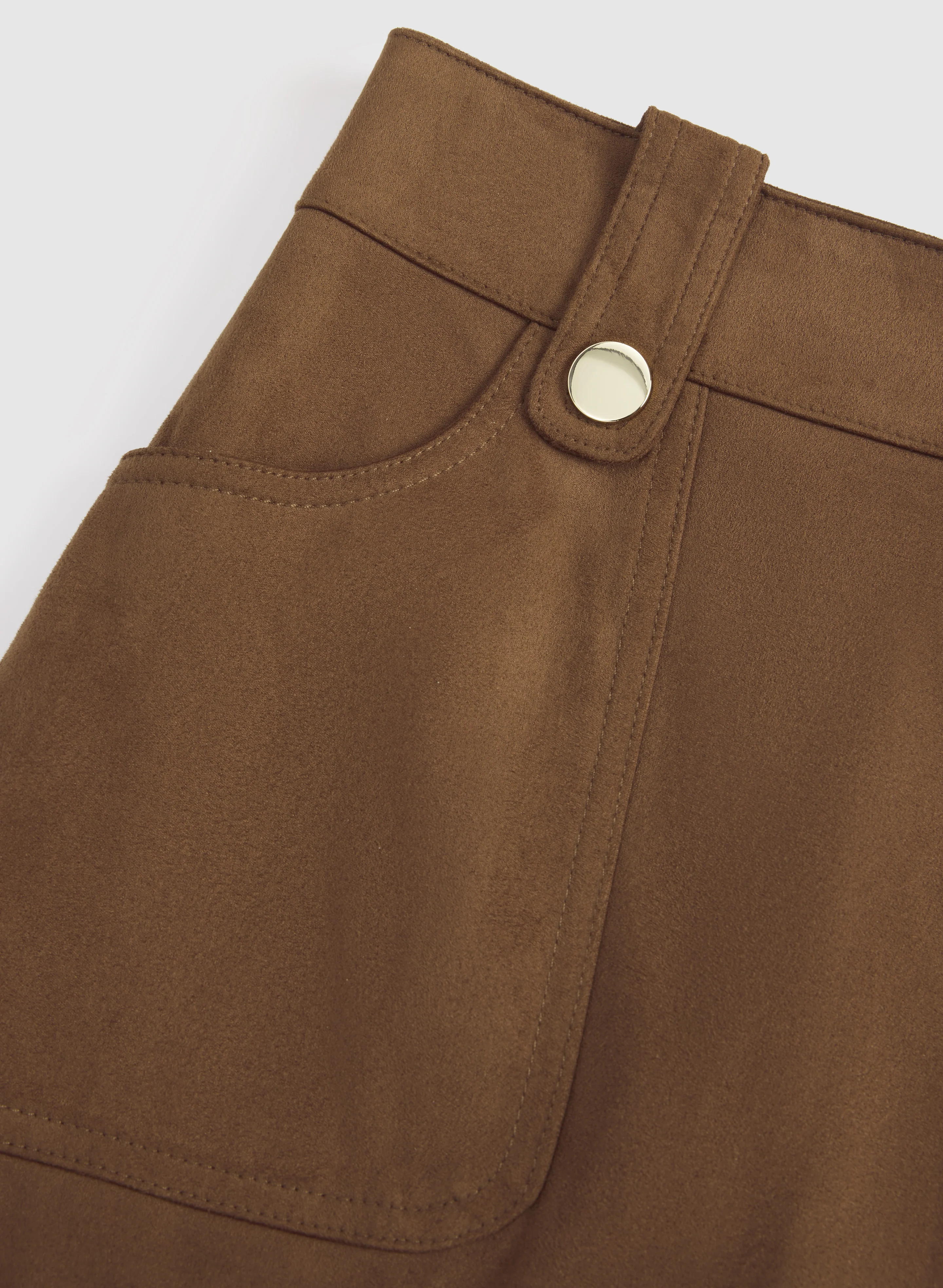 Vegan Suede Pencil Skirt - Image 7