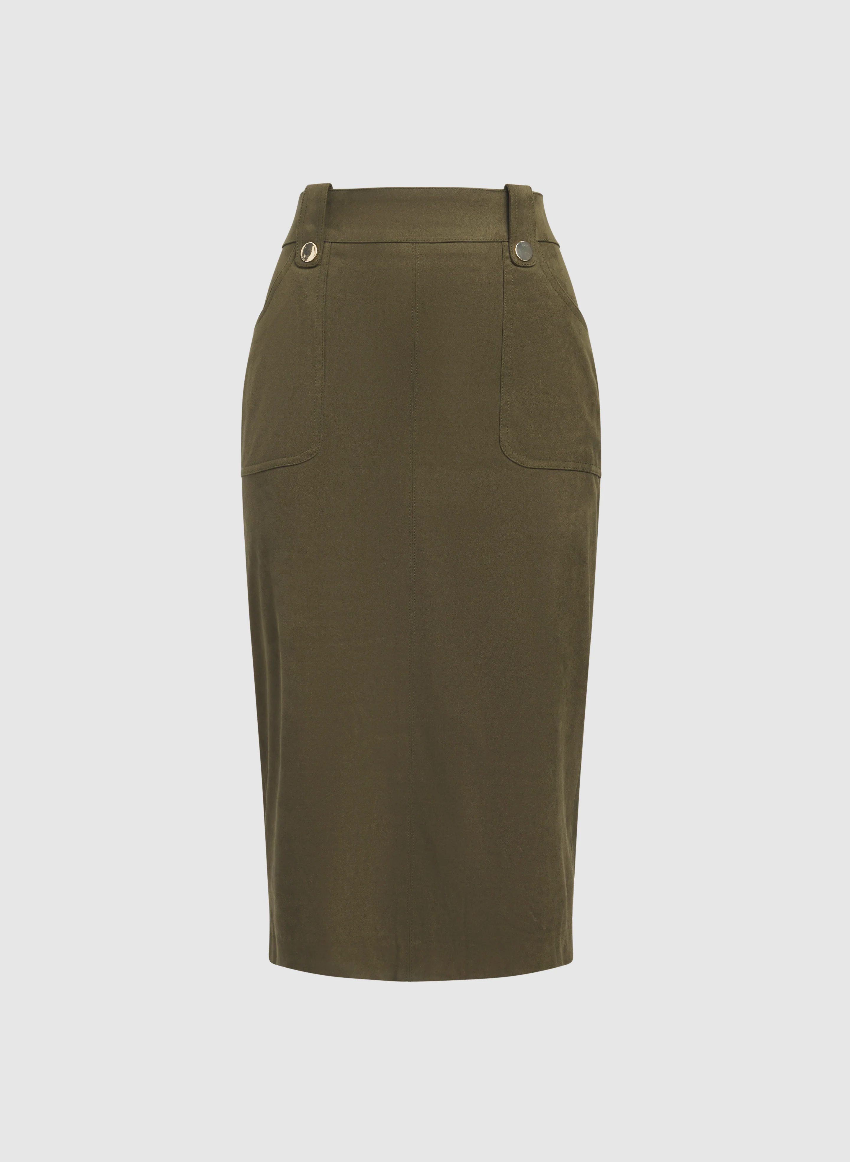 Vegan Suede Pencil Skirt - Image 6