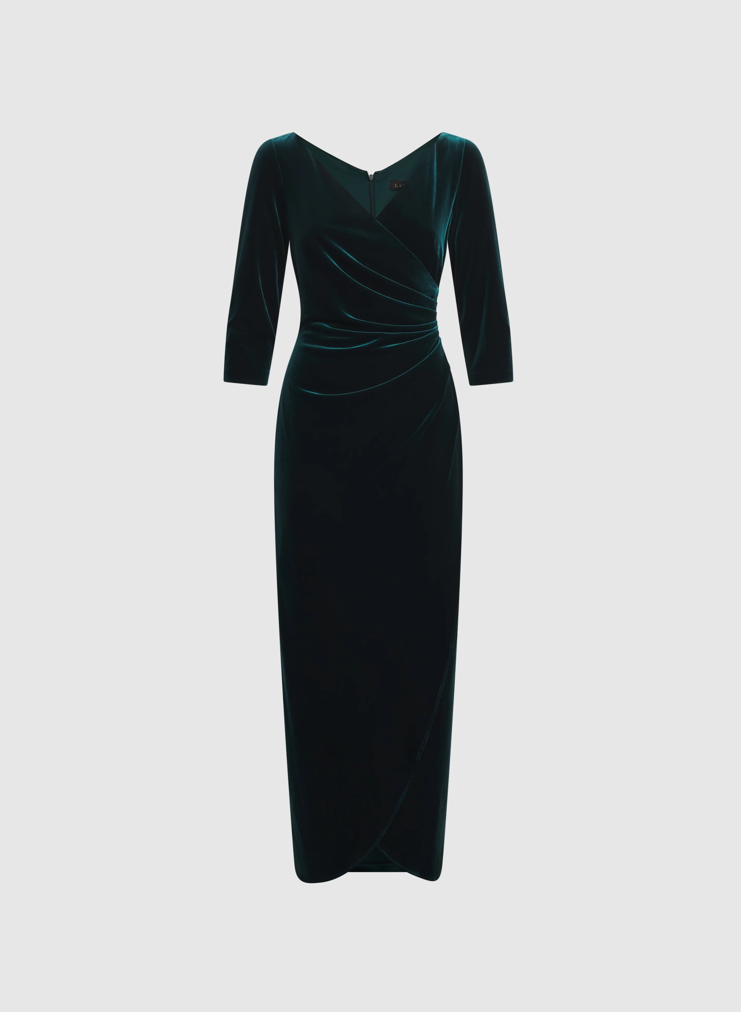 Velvet Overlay Dress - Image 6