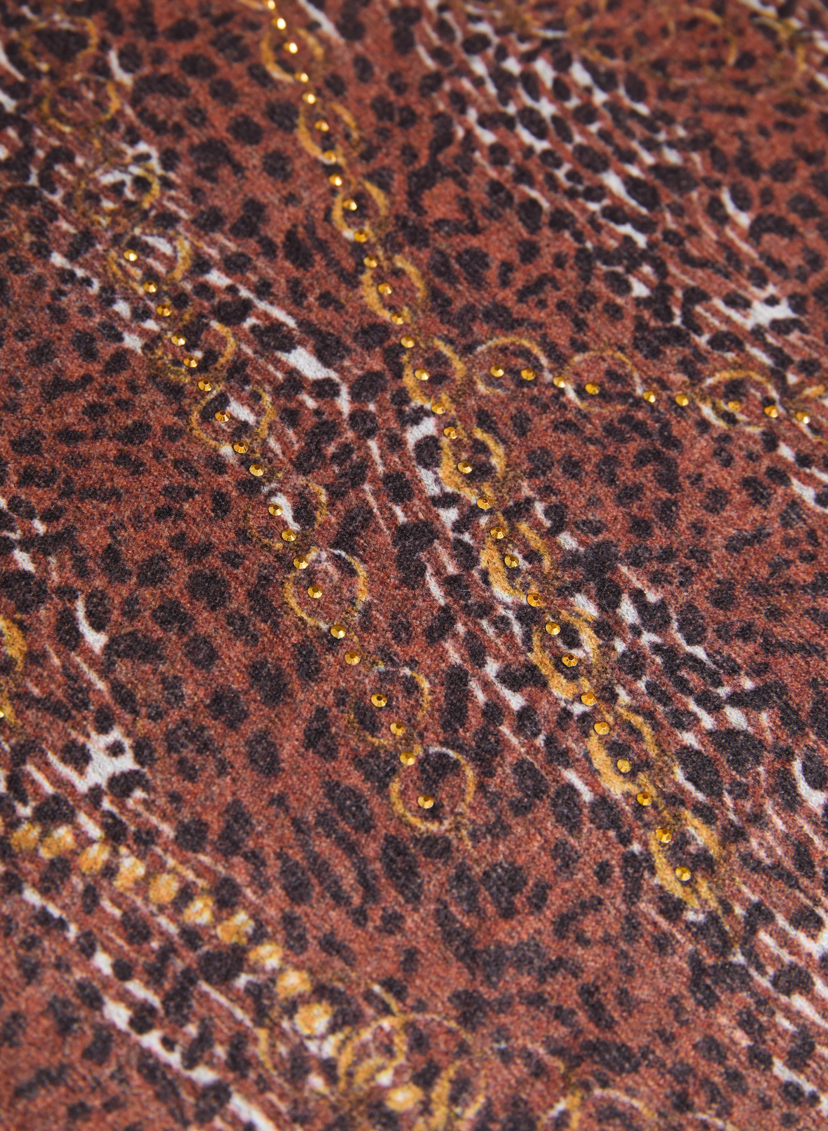 Vex- Animal & Chain Print Top - Image 7
