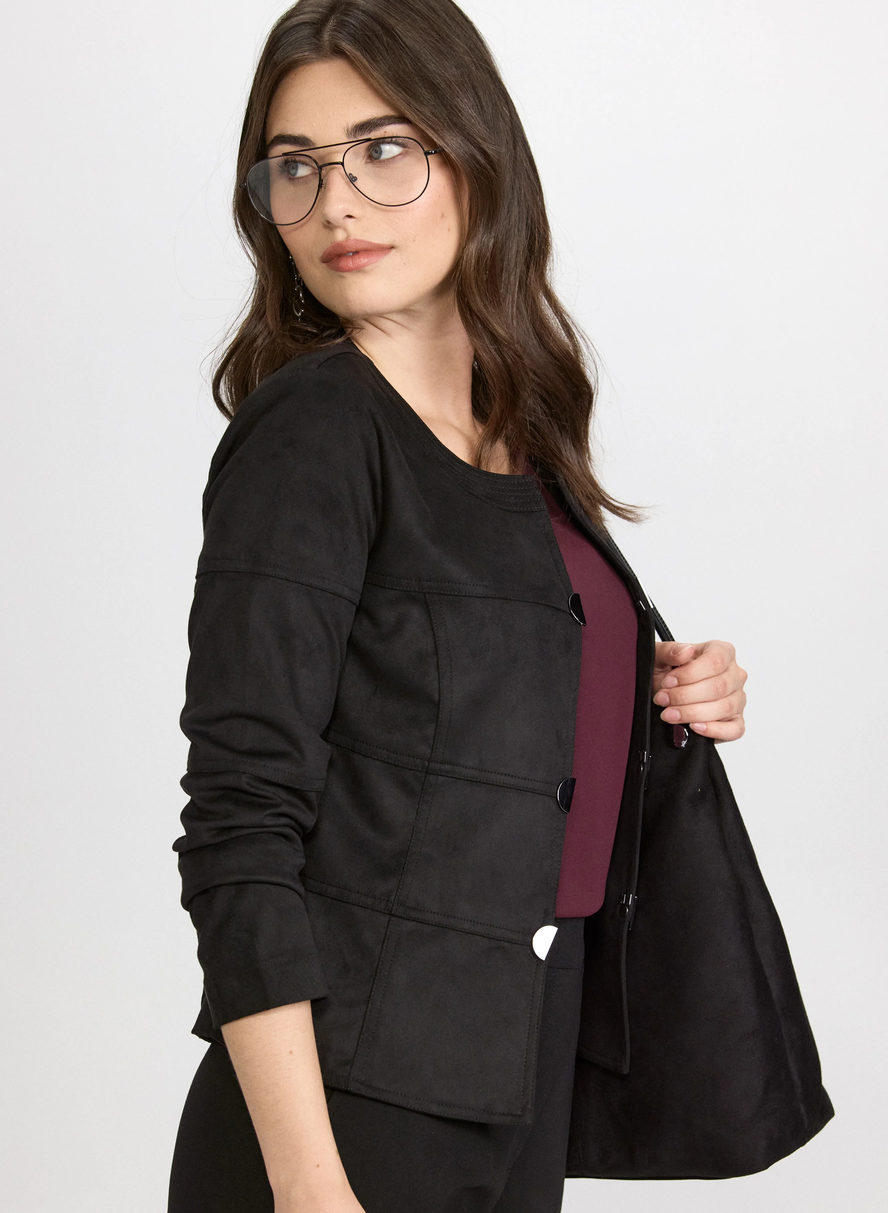 Vex - Faux-Suede Jacket - Image 2
