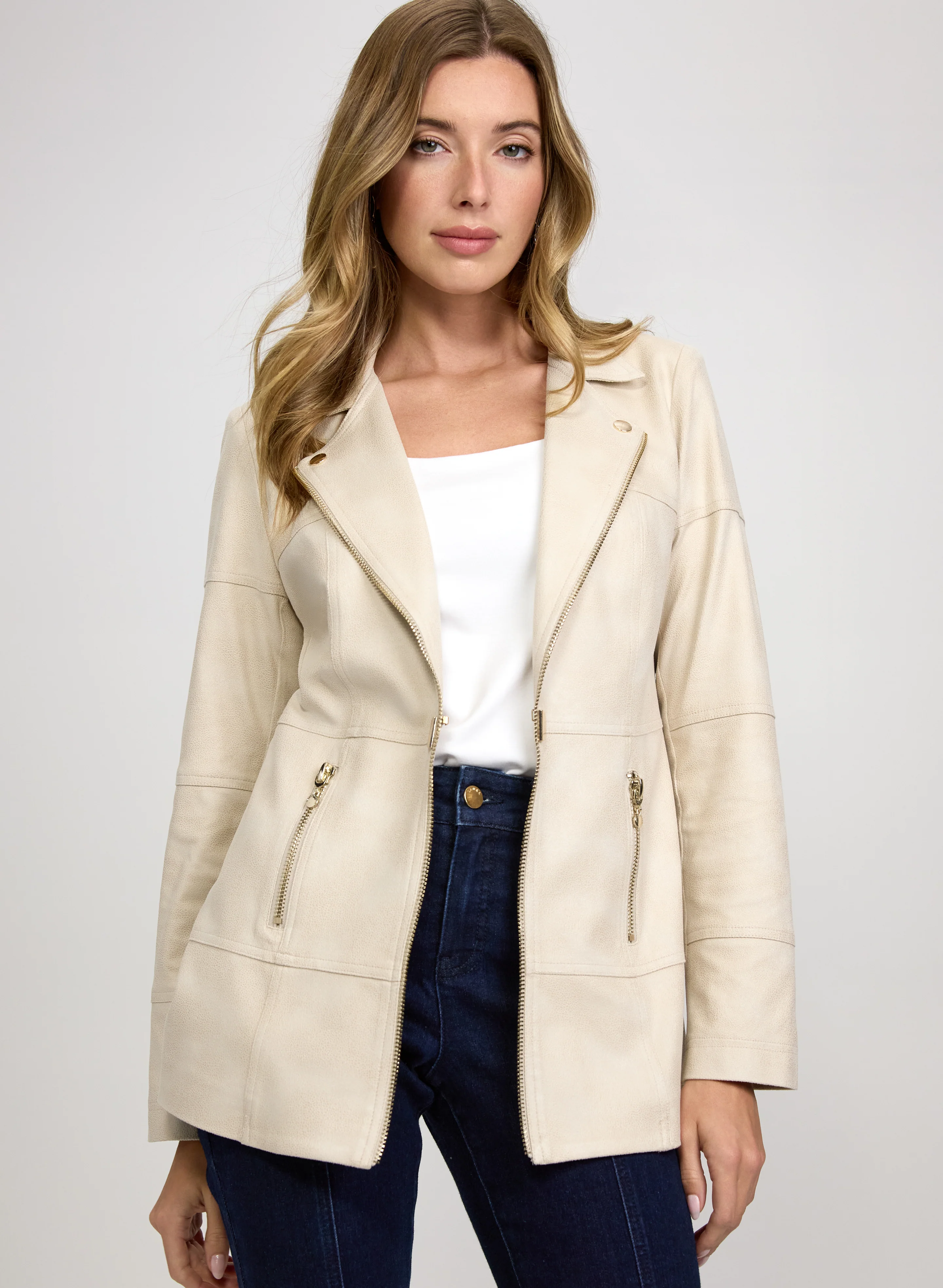 Vex - Faux-Suede Jacket