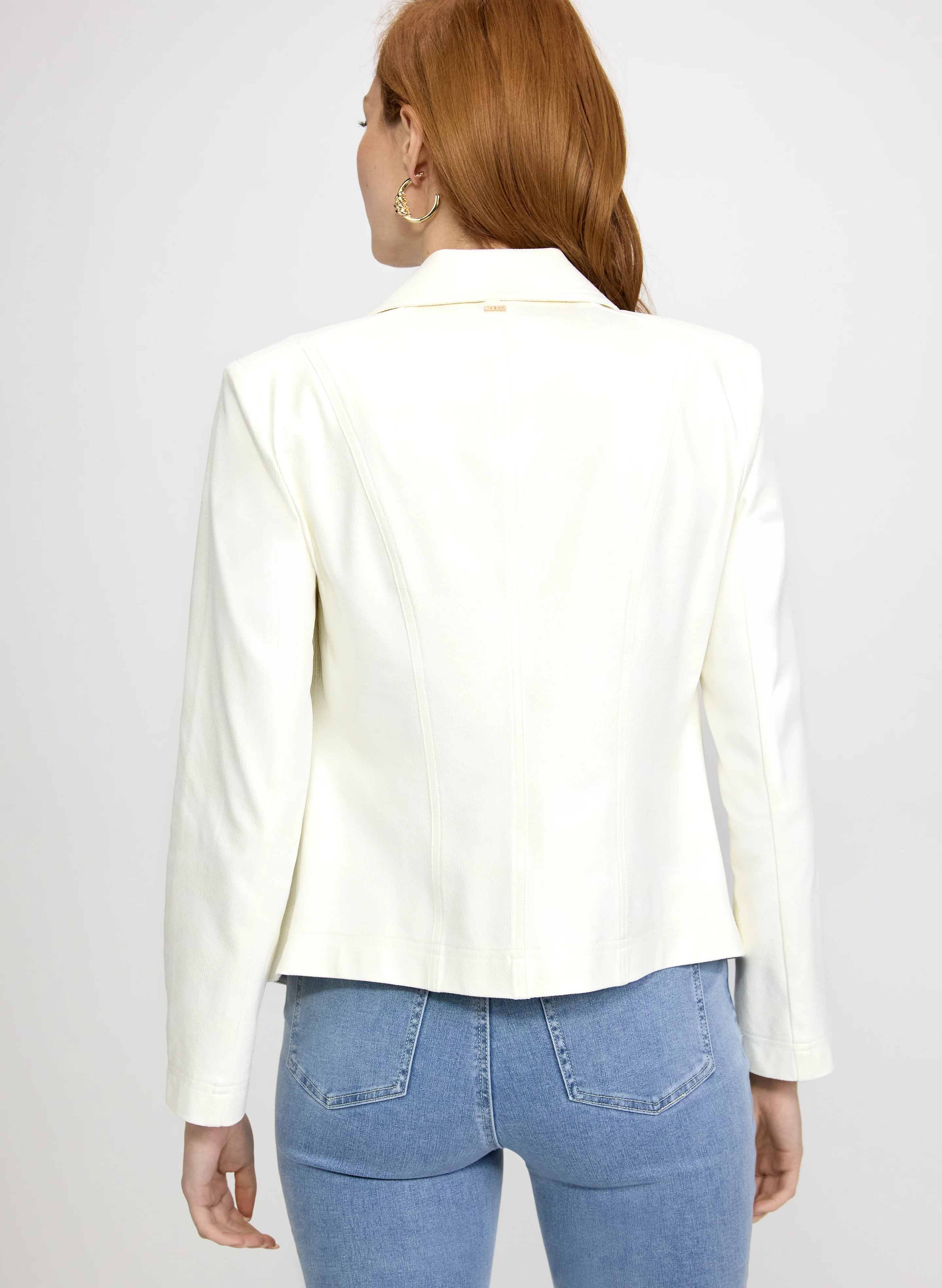 Vex - Zip Faux-Suede Jacket - Image 4