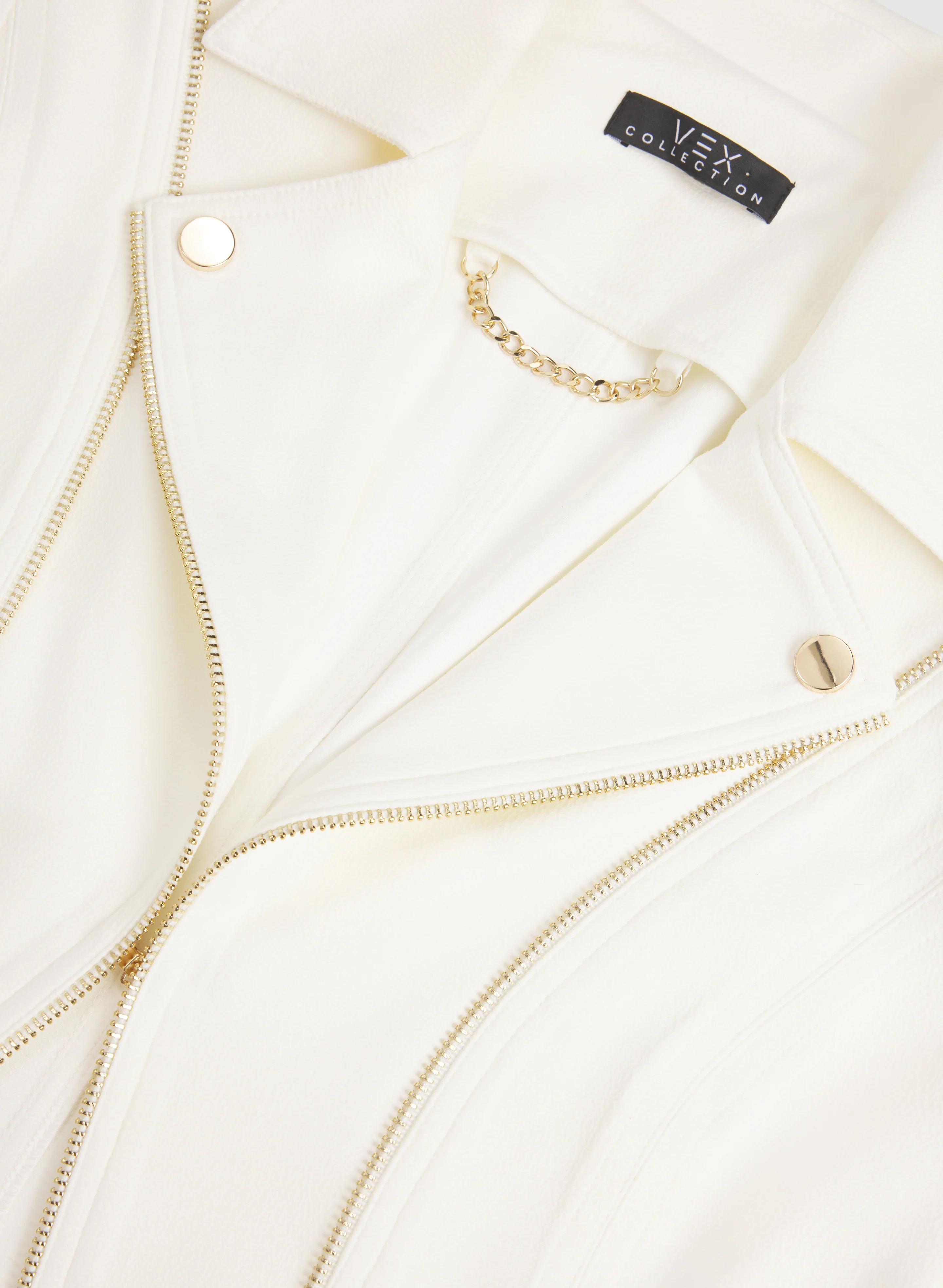 Vex - Zip Faux-Suede Jacket - Image 7
