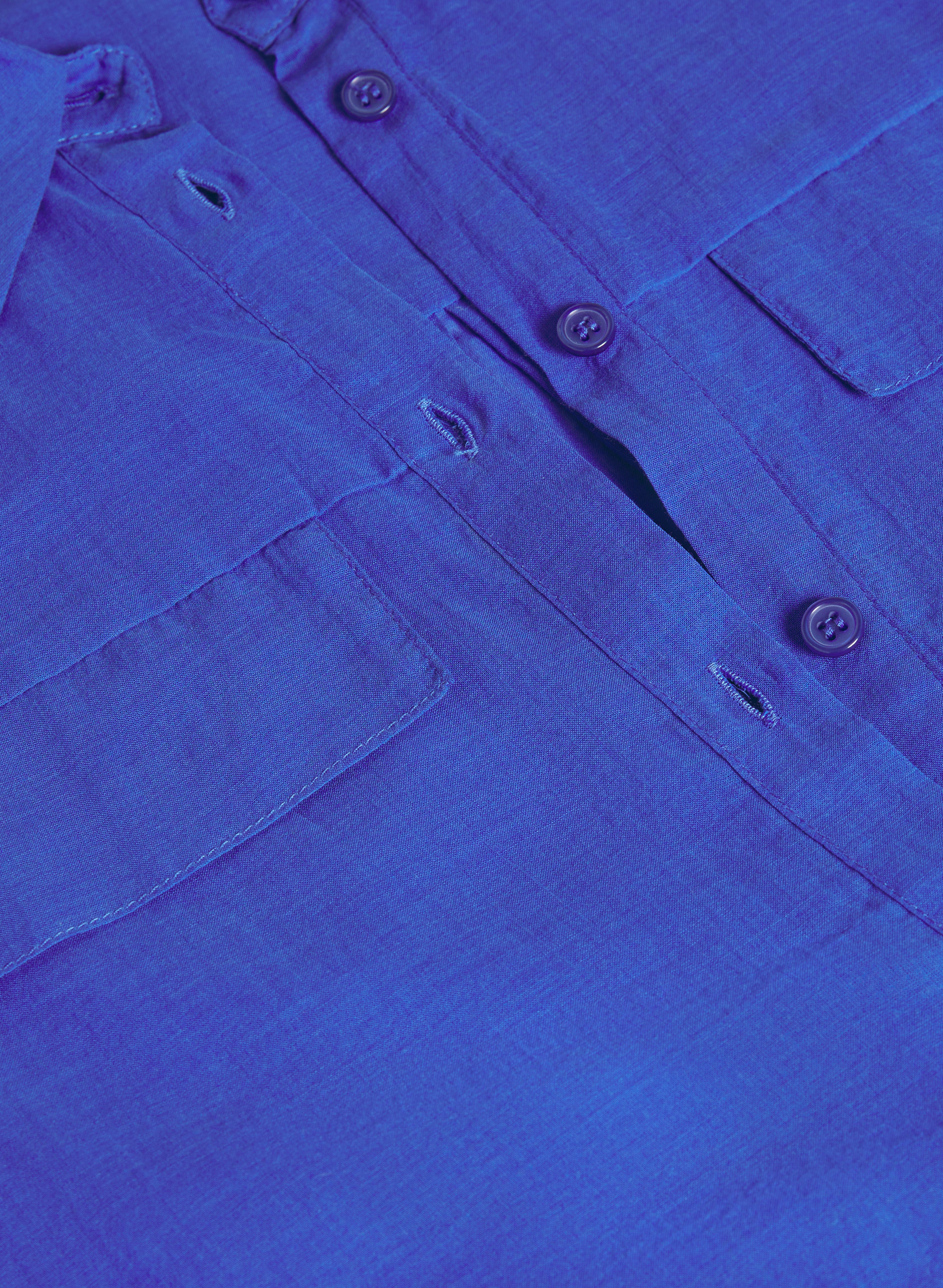 Button-Down Cotton Voile Blouse - Image 7