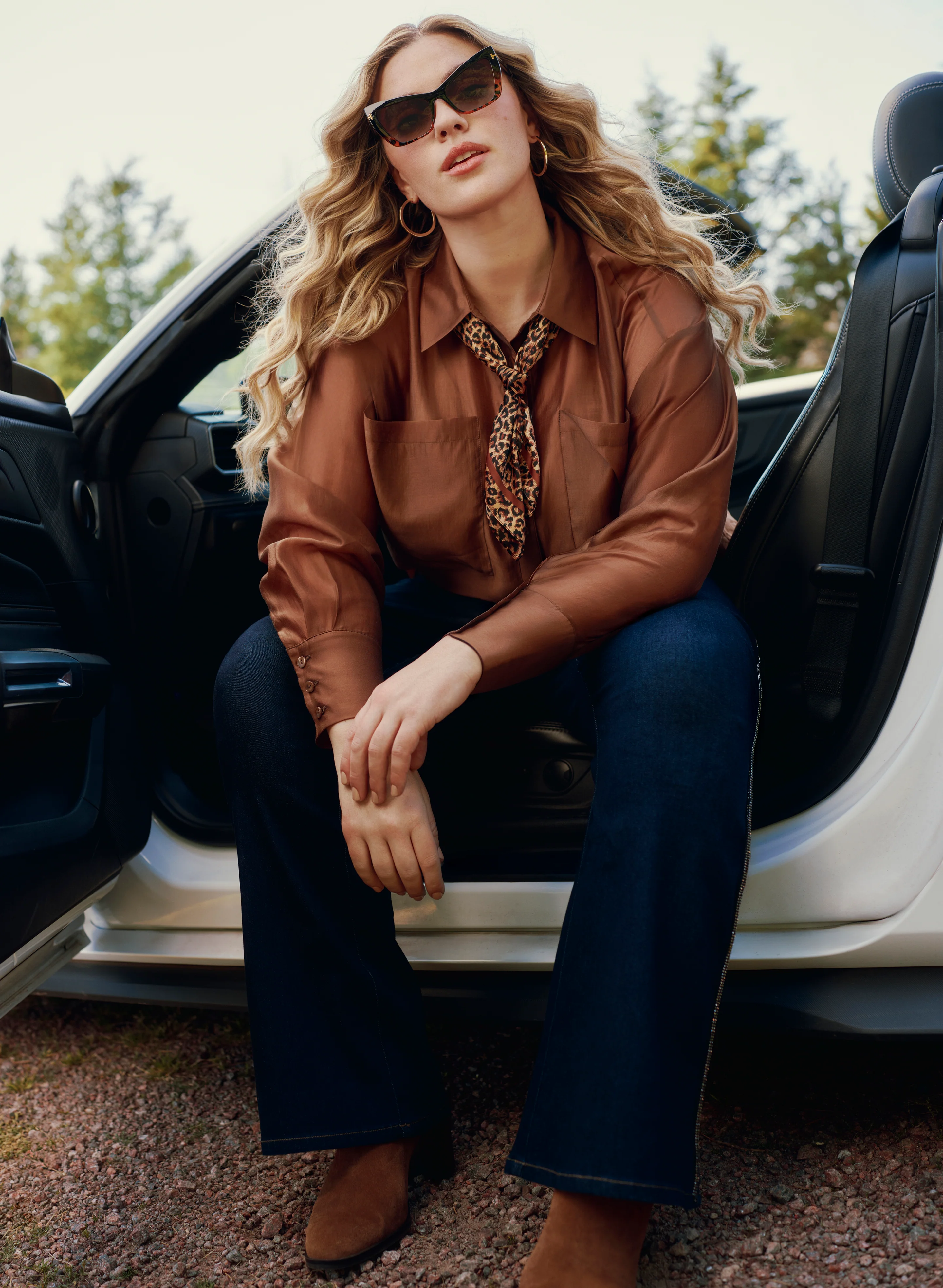 Voile Button-Down Blouse - Image 9