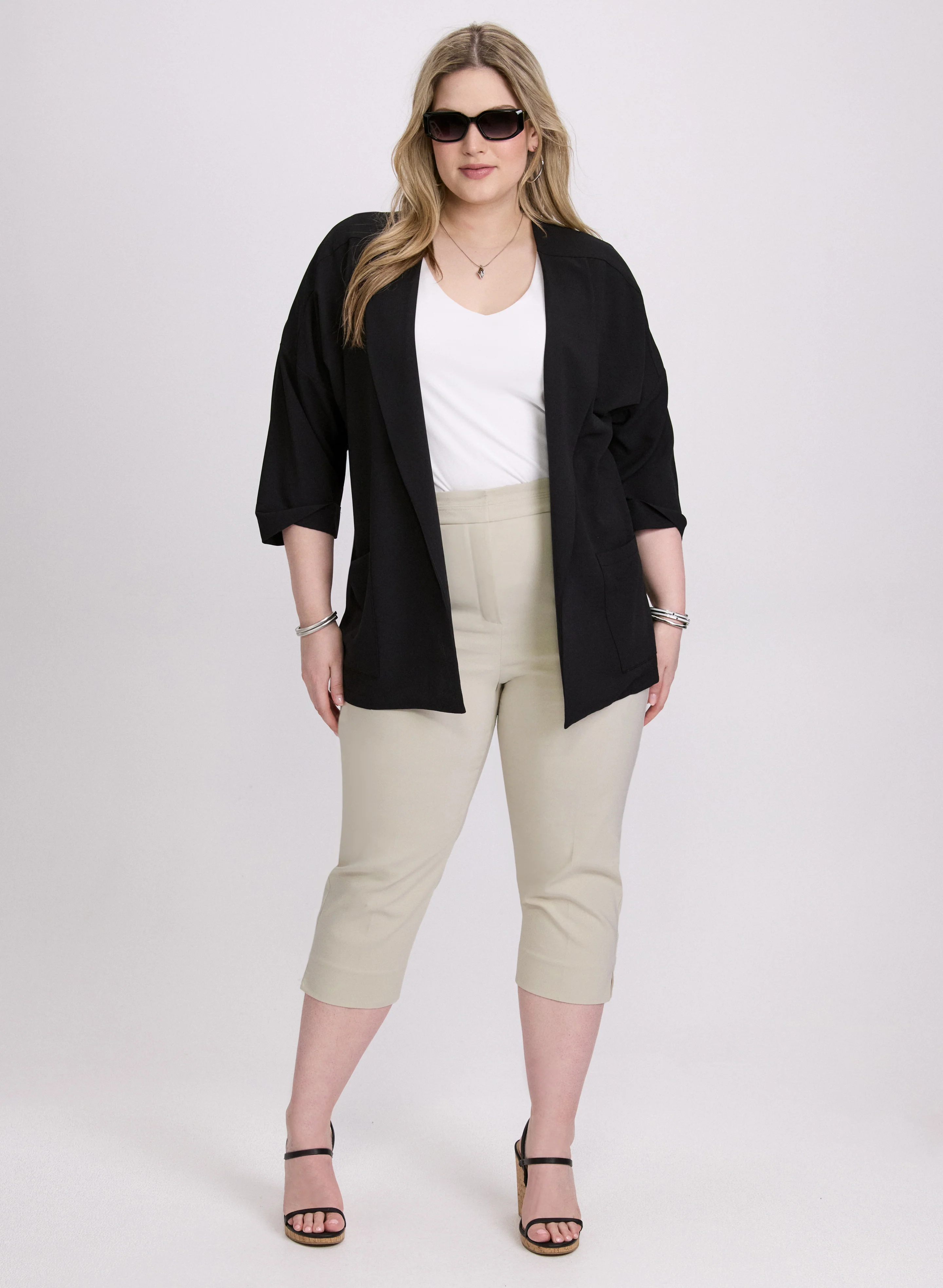 Waist Detail Capris - Image 5