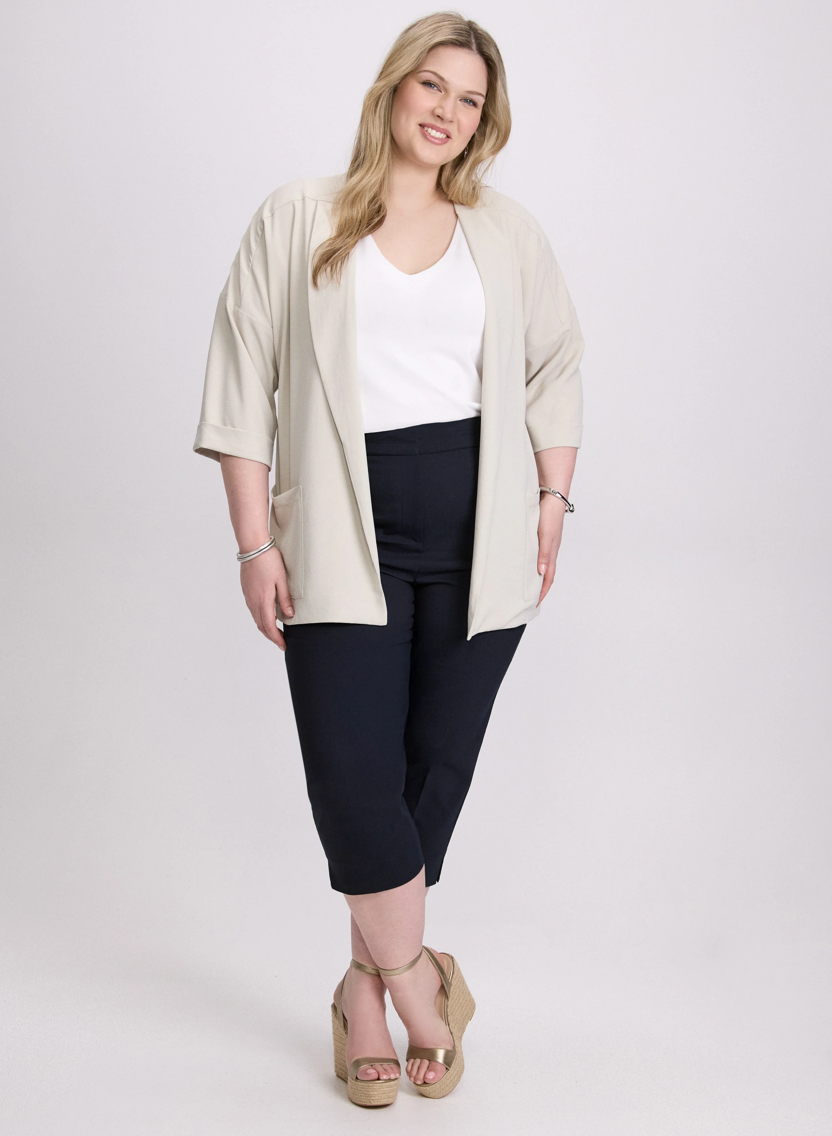 Waist Detail Capris - Image 5
