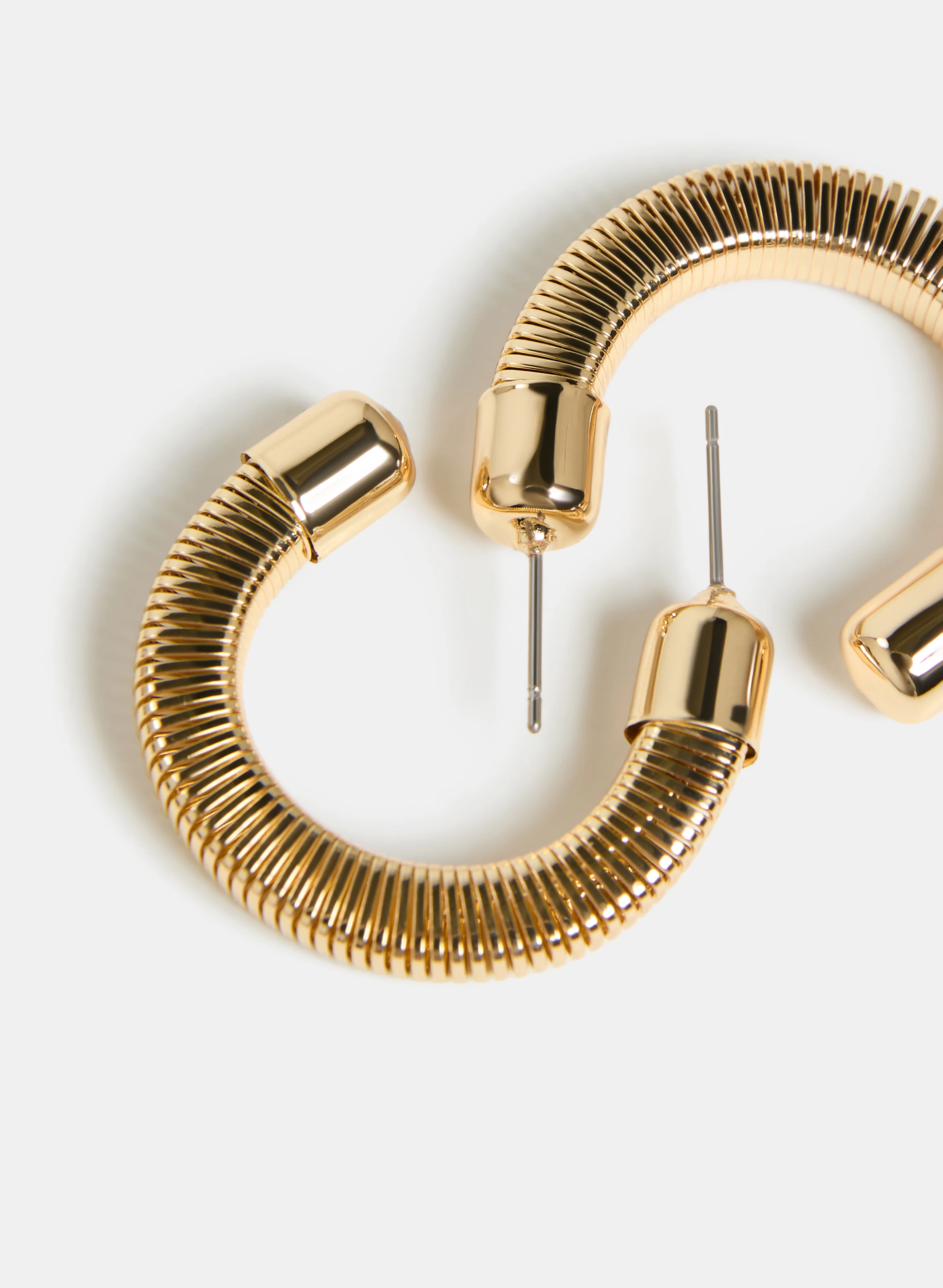 Watch Chain Hoop Earrings - Image 2