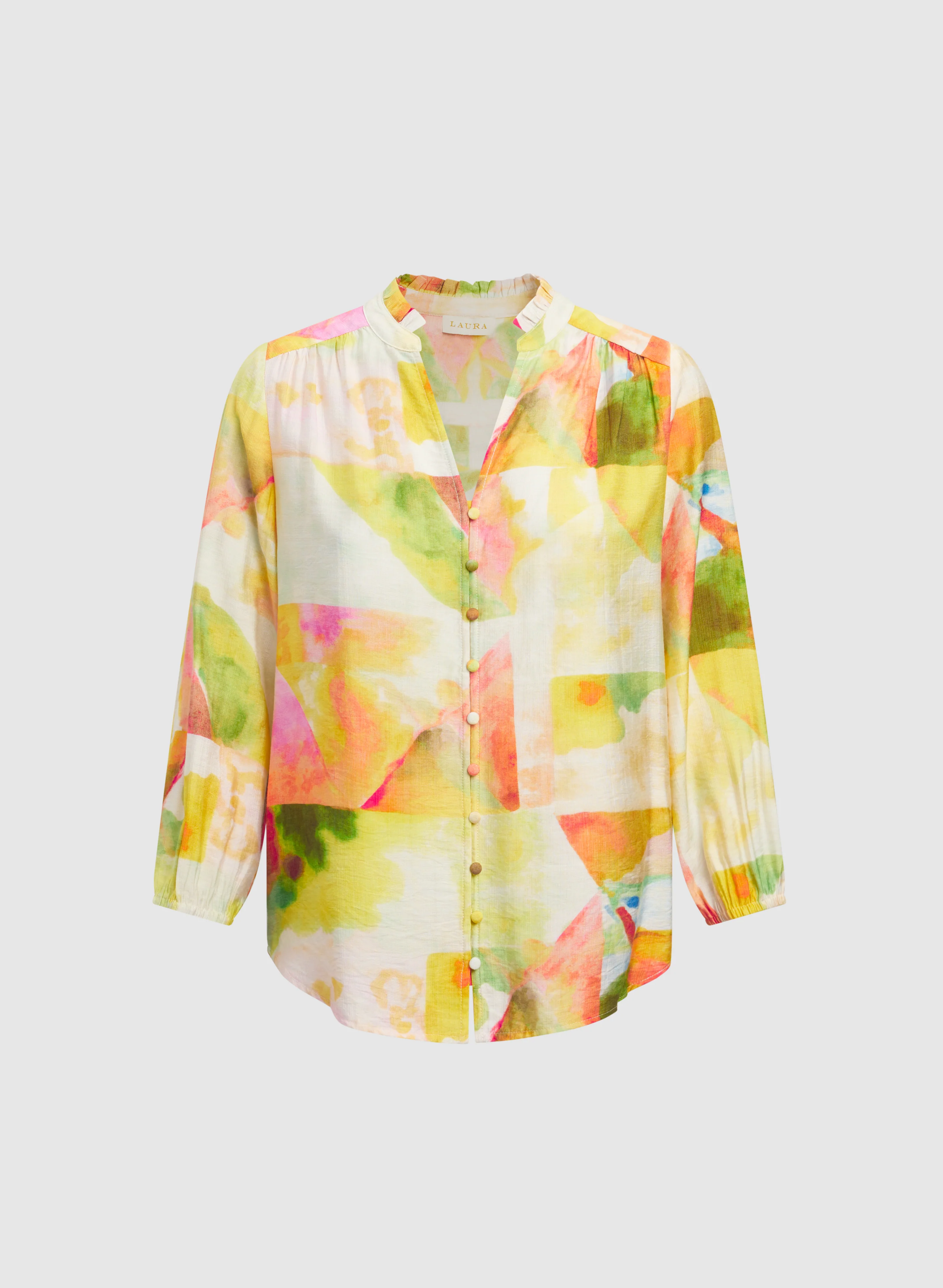 Water Colour Print Blouse - Image 7