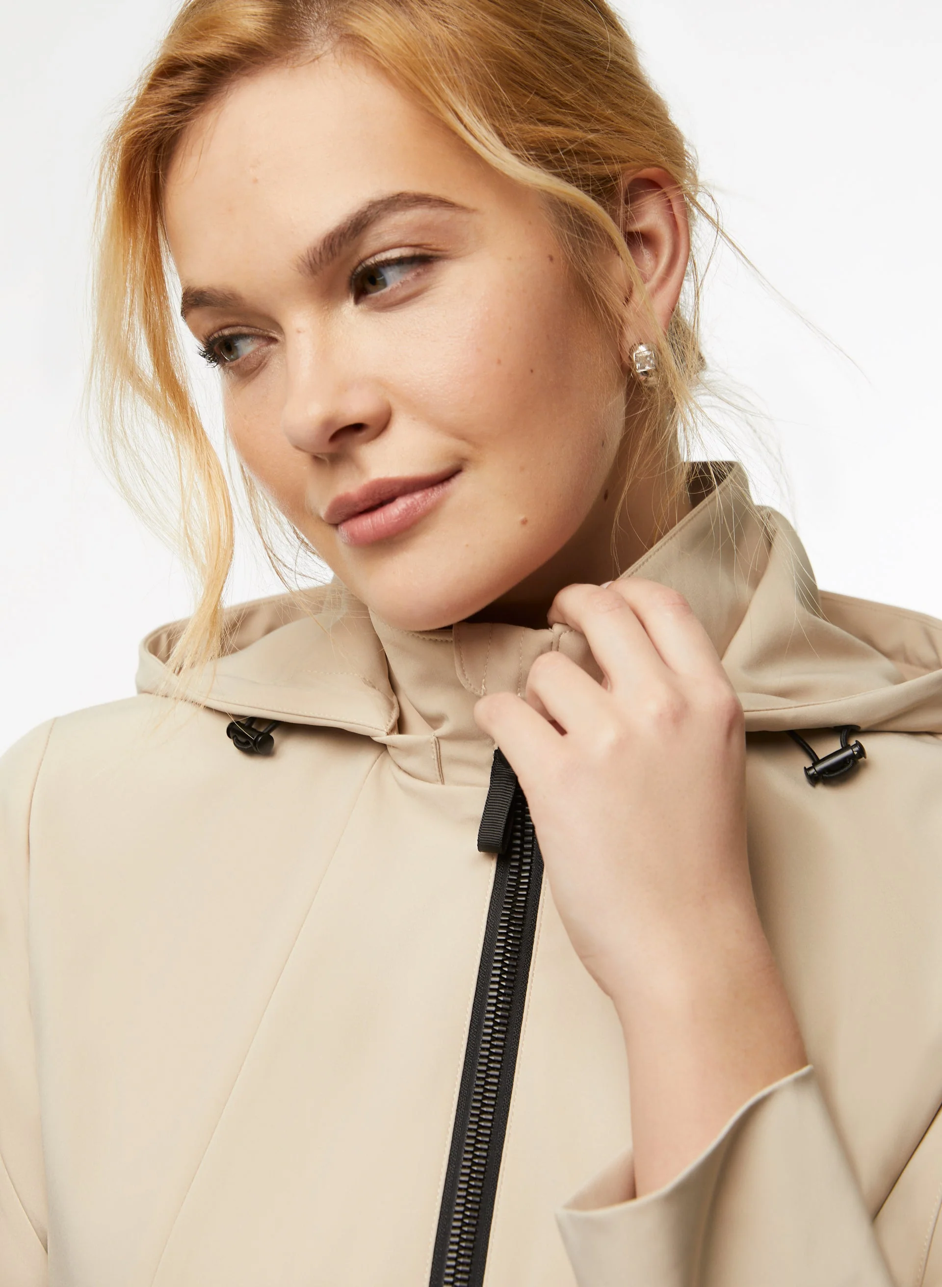 Water-Repelling Hooded Coat - Image 4