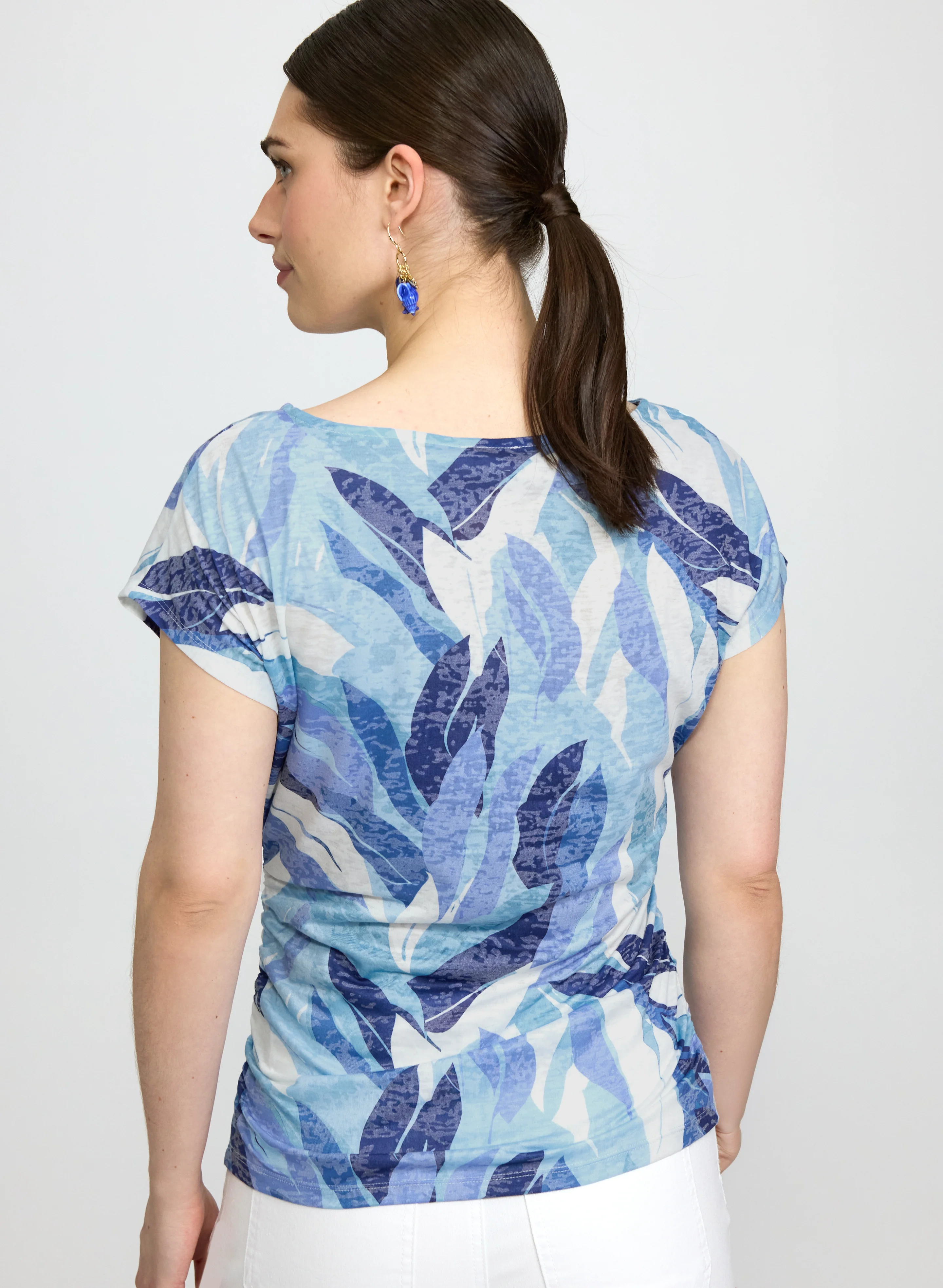 Watercolour Vine Print T-Shirt - Image 3