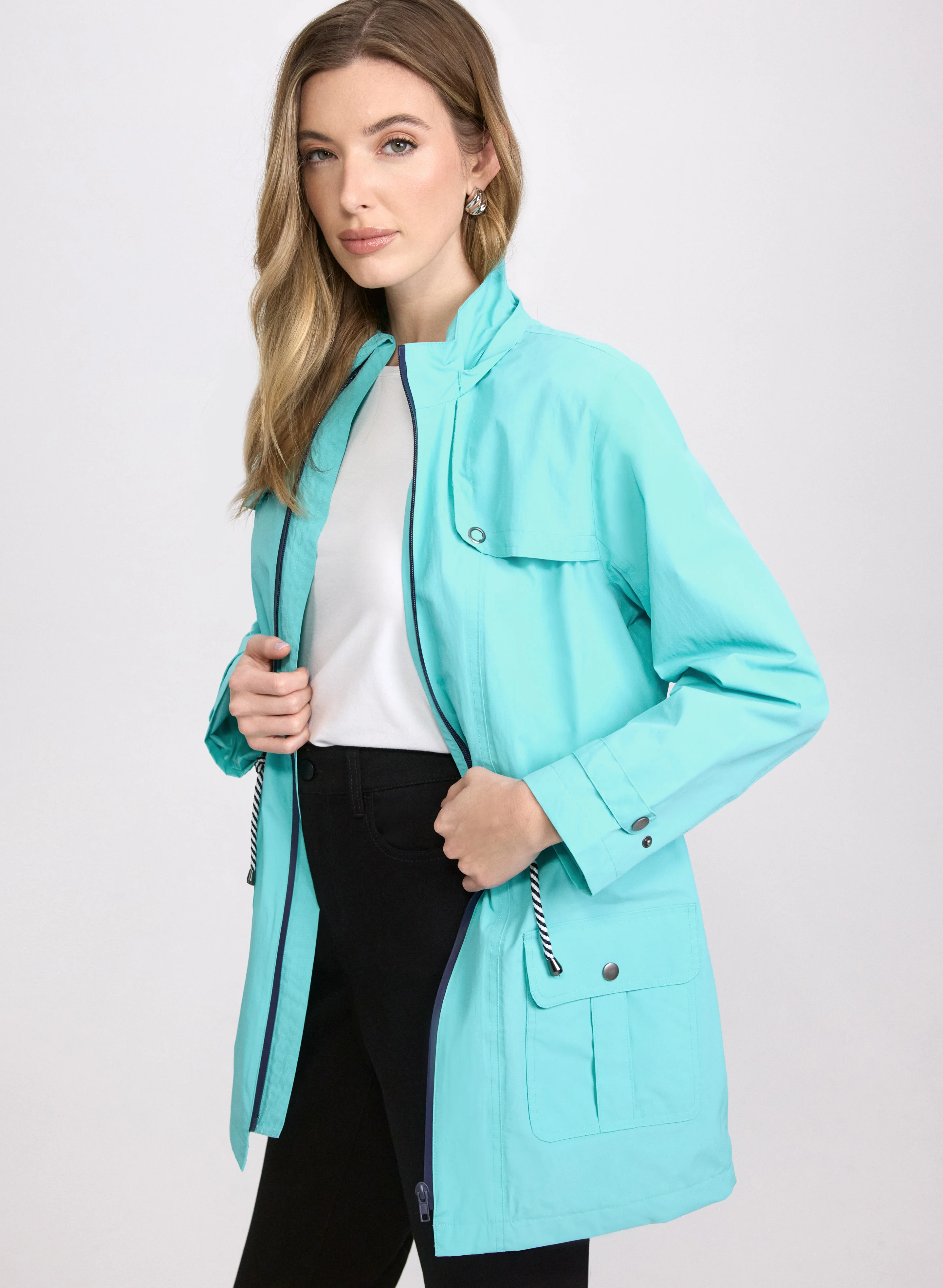 Waterproof Nylon Raincoat - Image 2