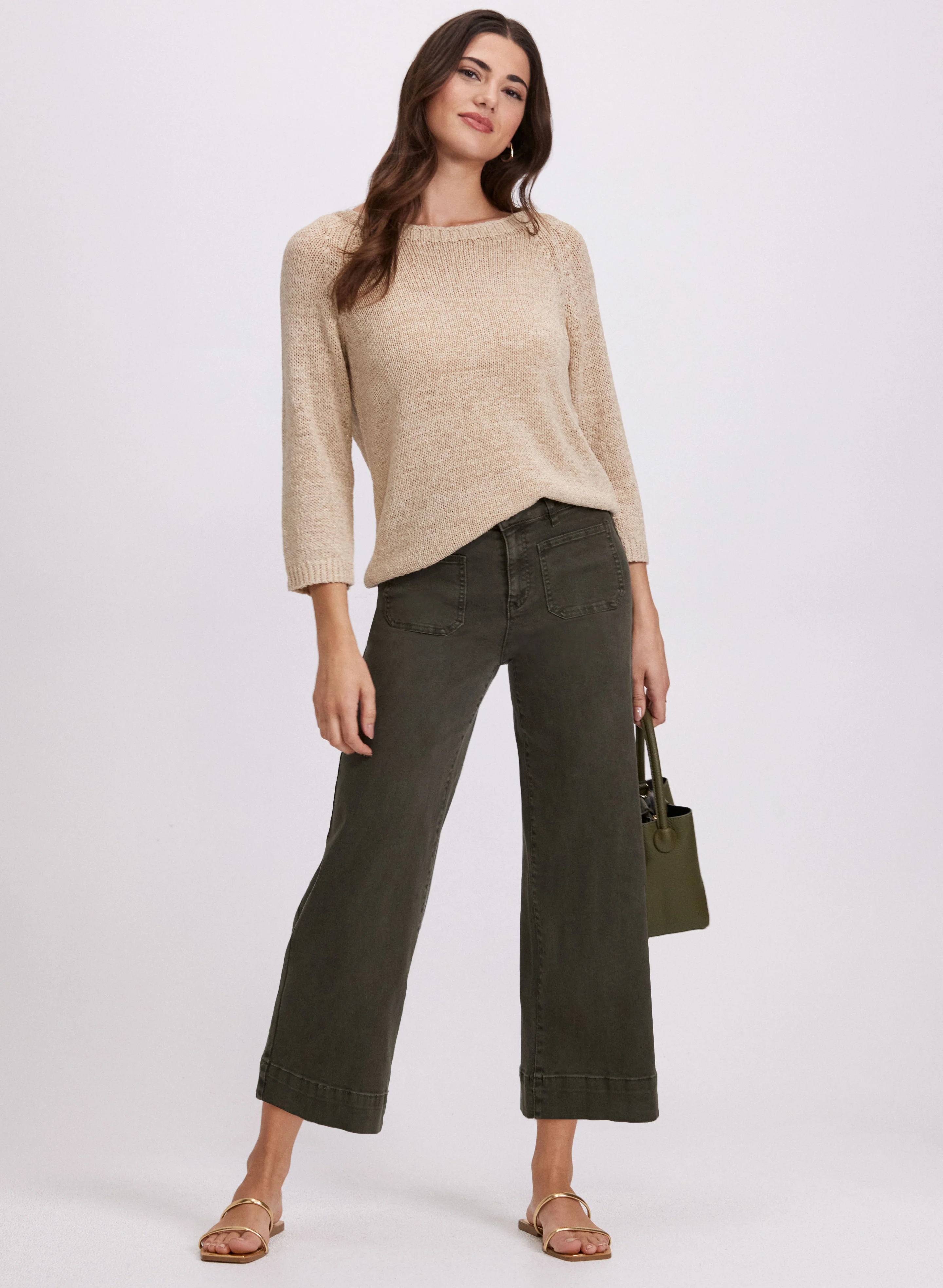 Wide-Leg Cropped Jeans - Image 3