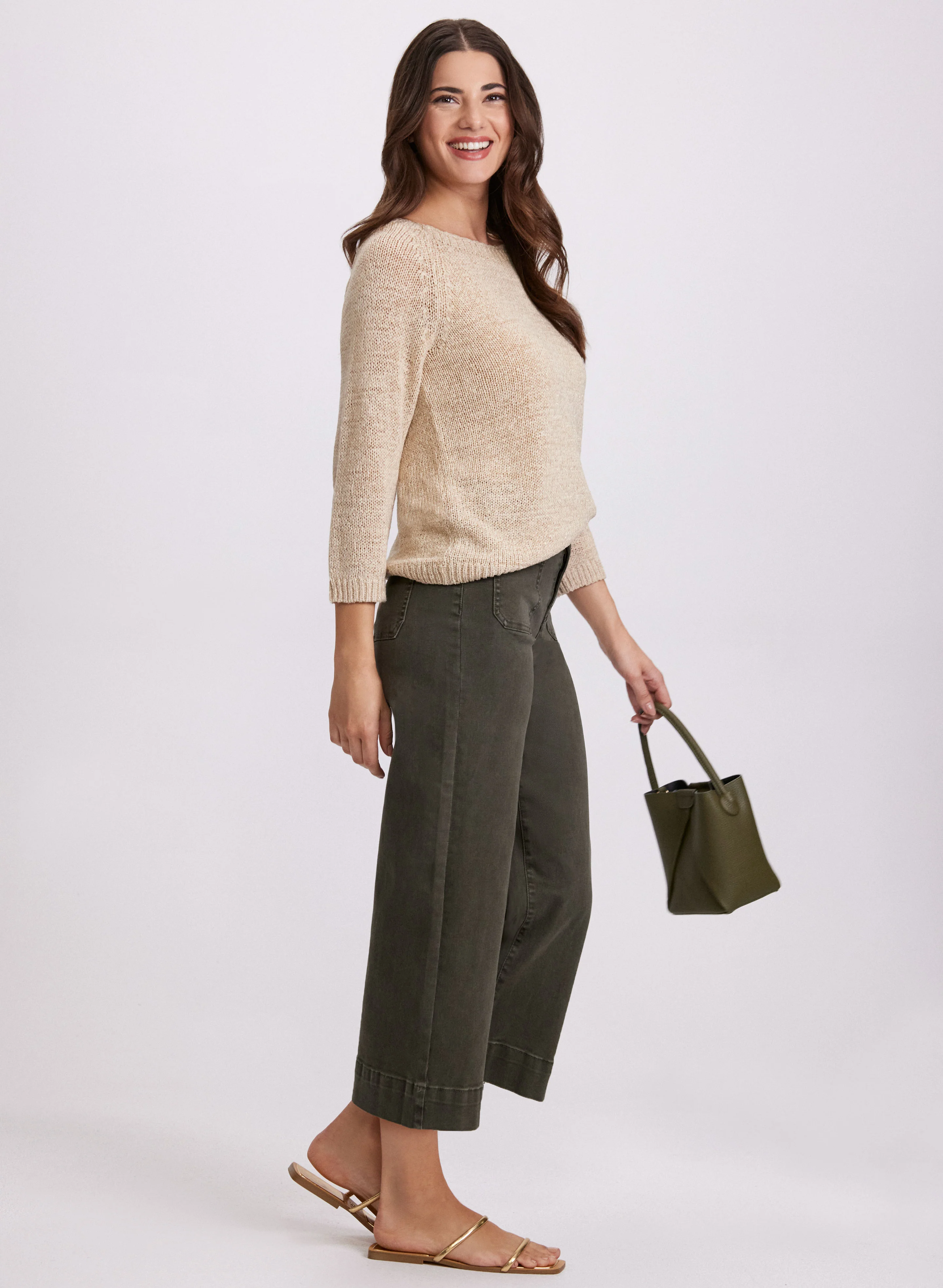 Wide-Leg Cropped Jeans - Image 4