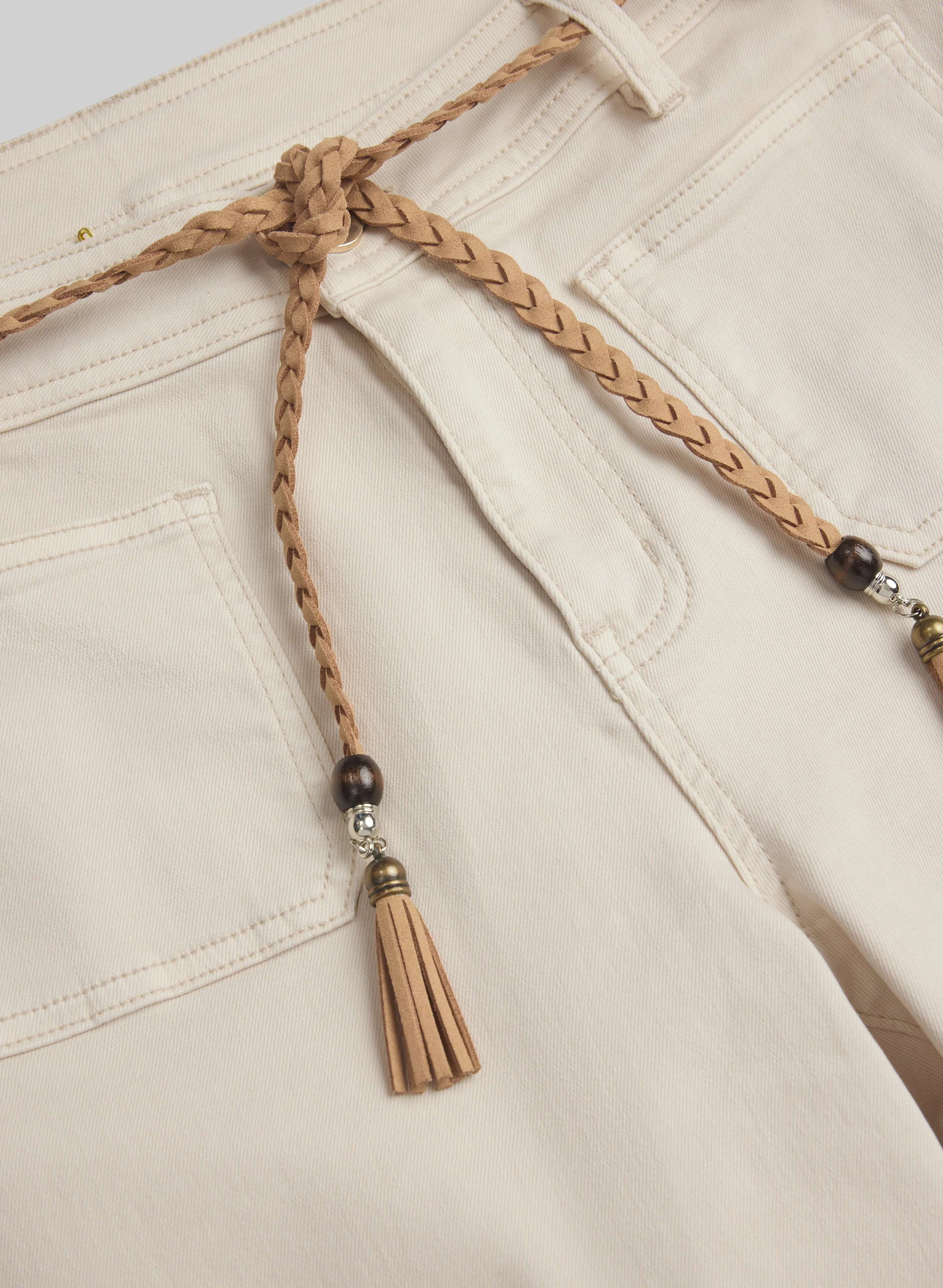 Wide-Leg Denim Capris - Image 8