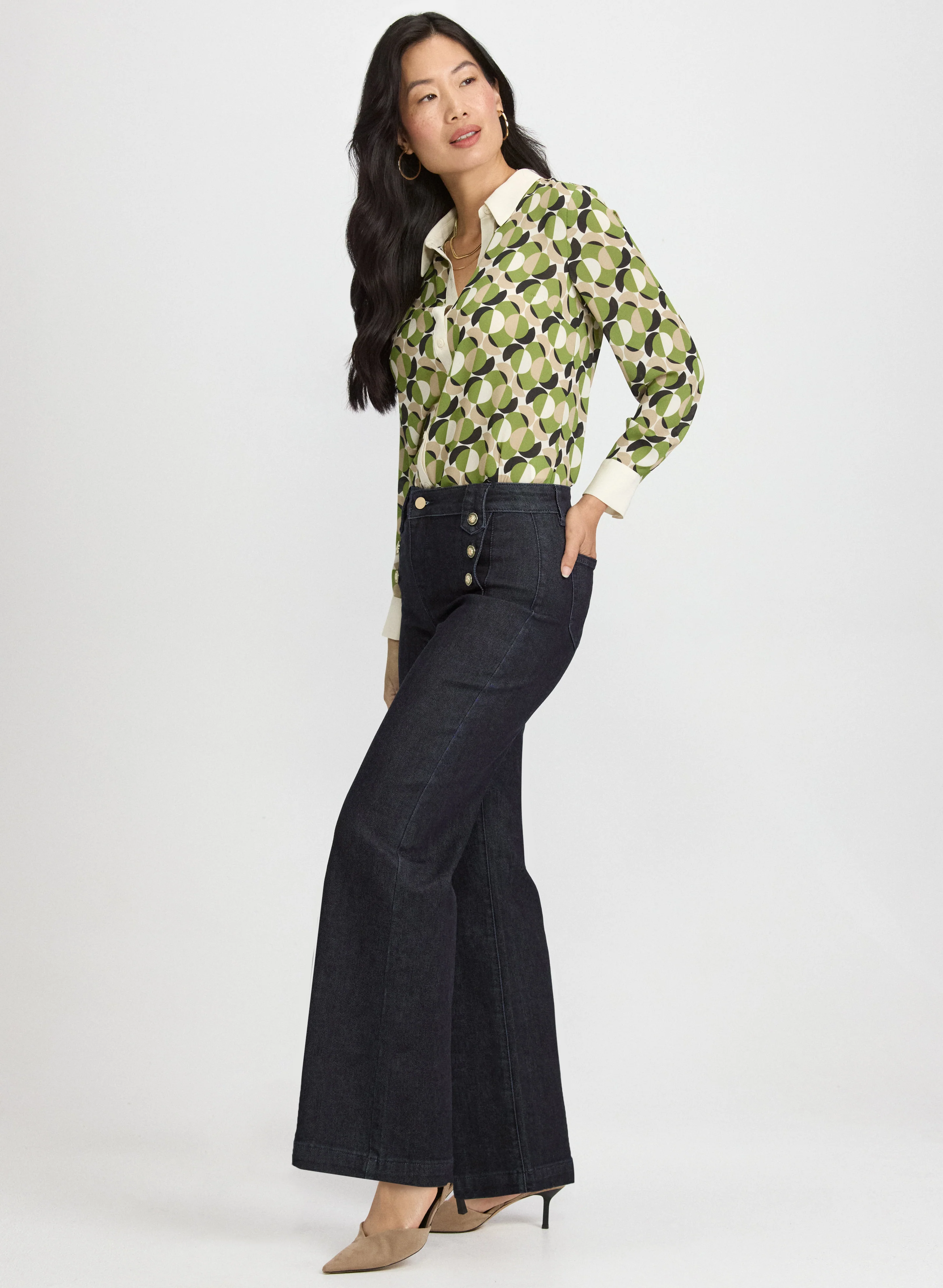Wide-Leg Denim Pants - Image 5