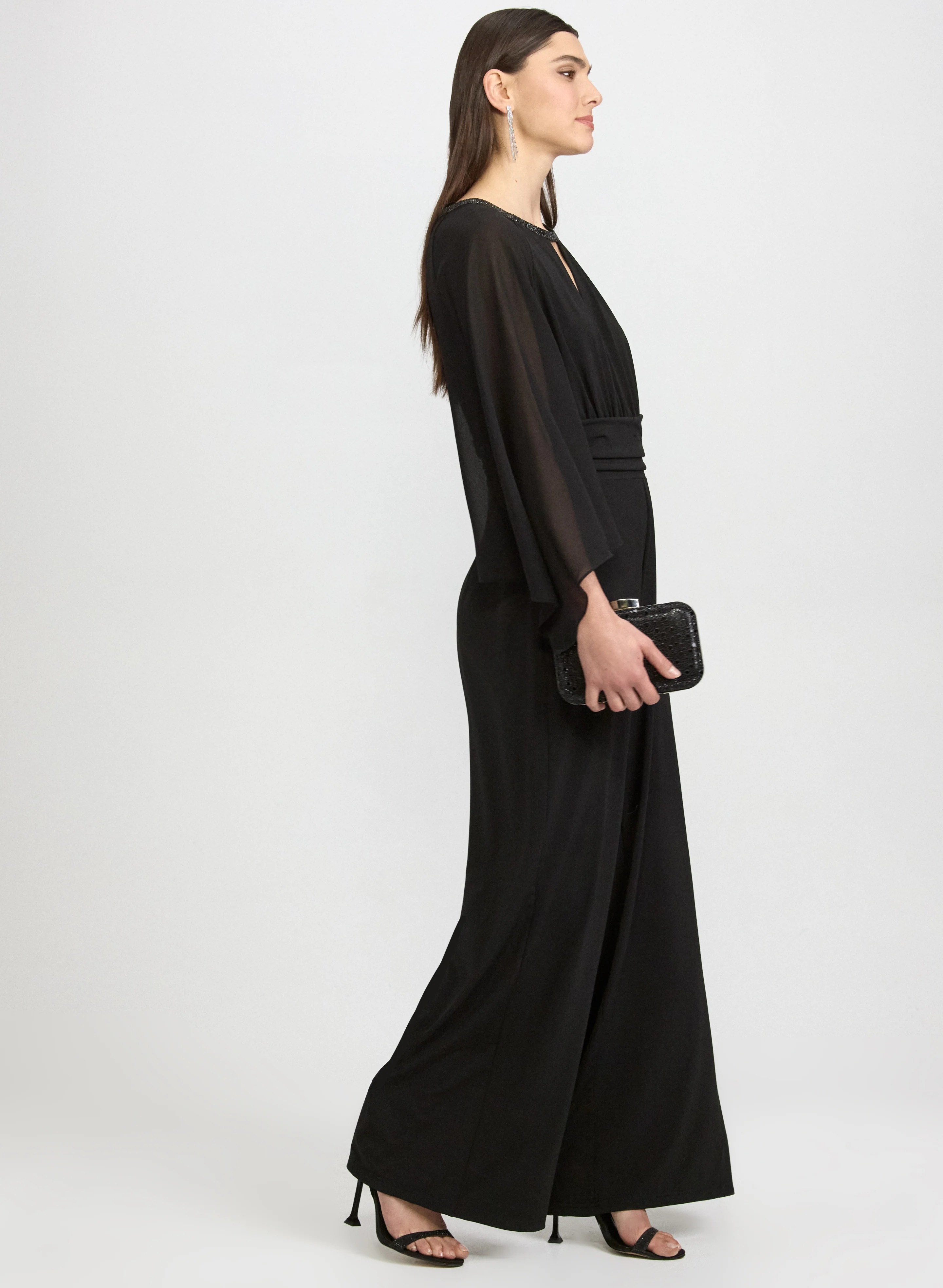 Wide-Leg Jersey Jumpsuit - Image 2