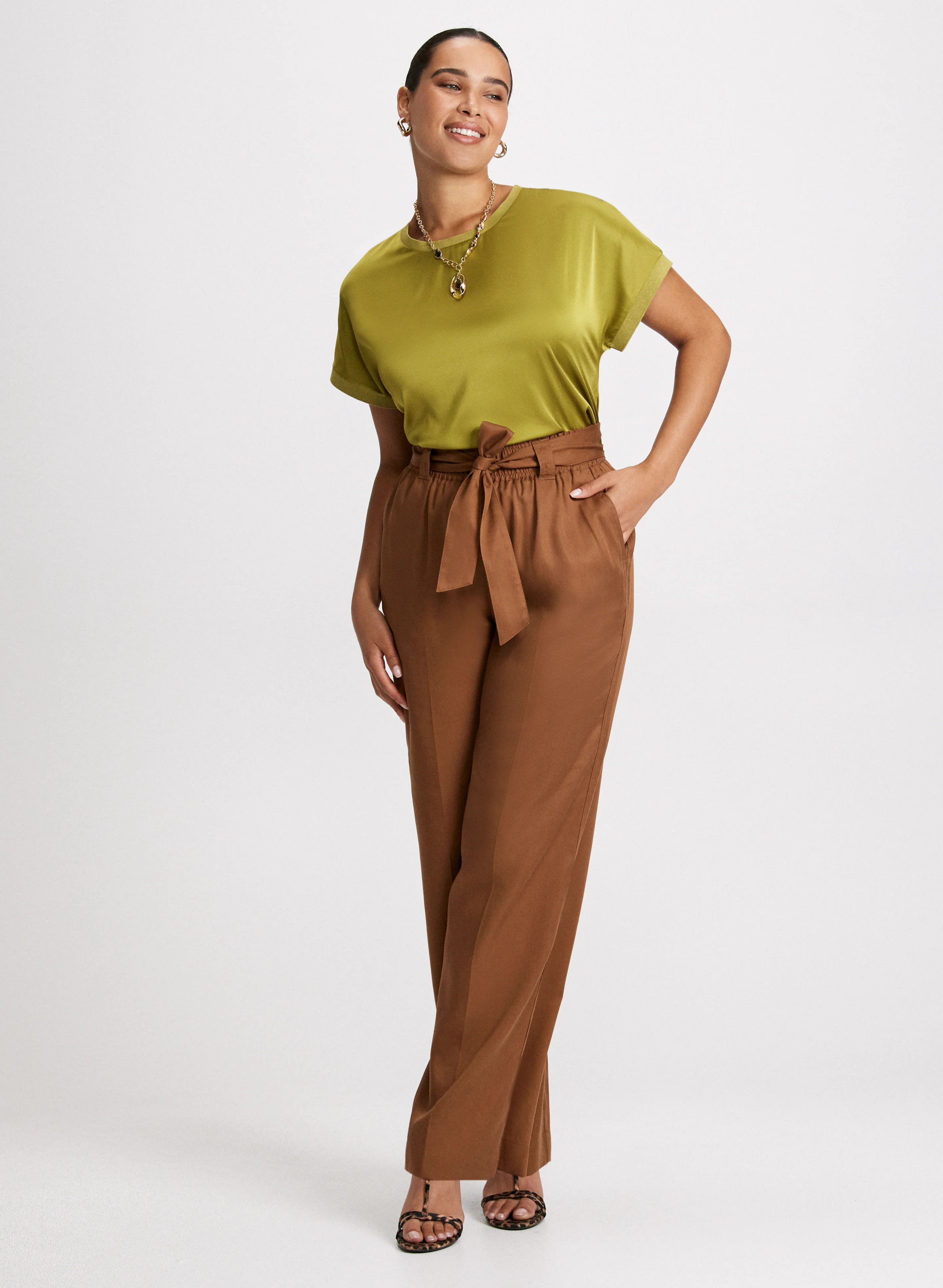 Olivia Tencel Wide-Leg Pants - Image 3