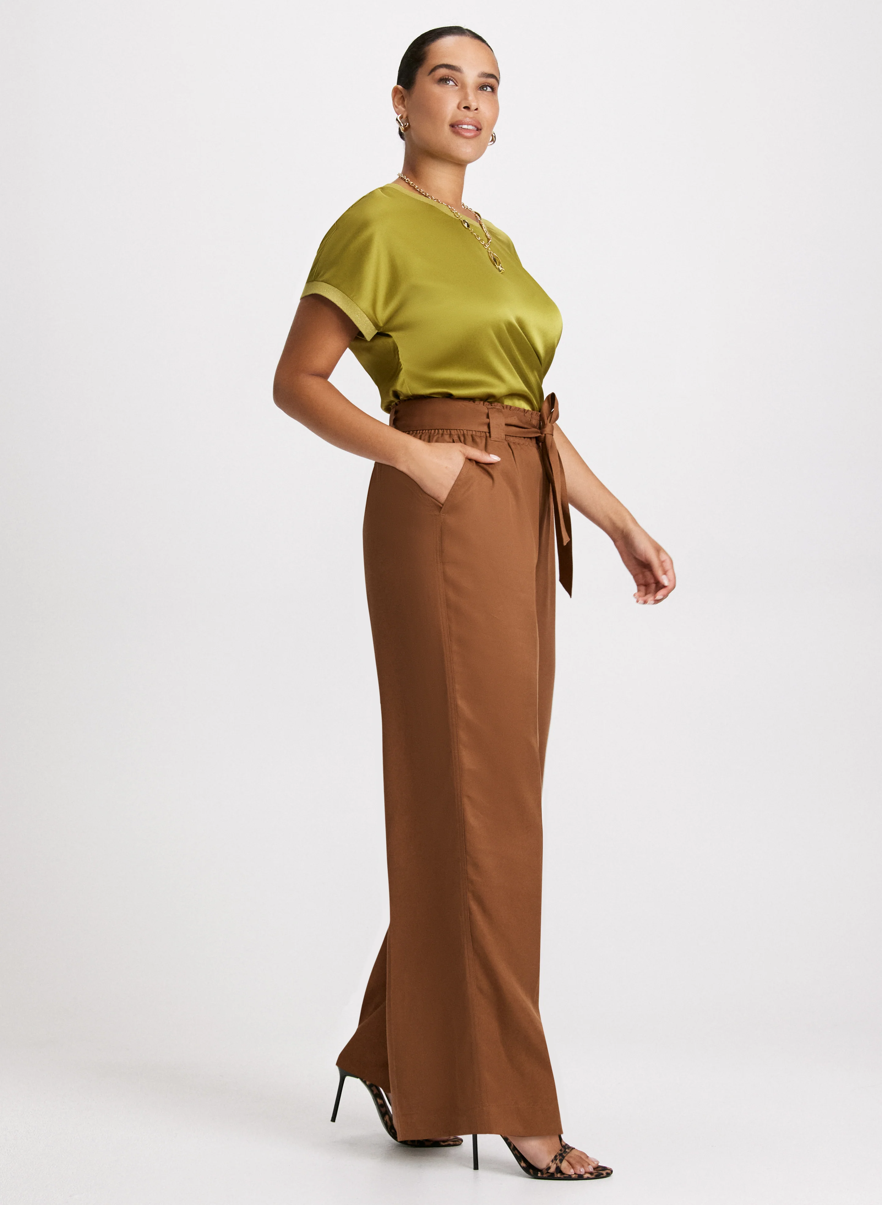 Olivia Tencel Wide-Leg Pants - Image 4