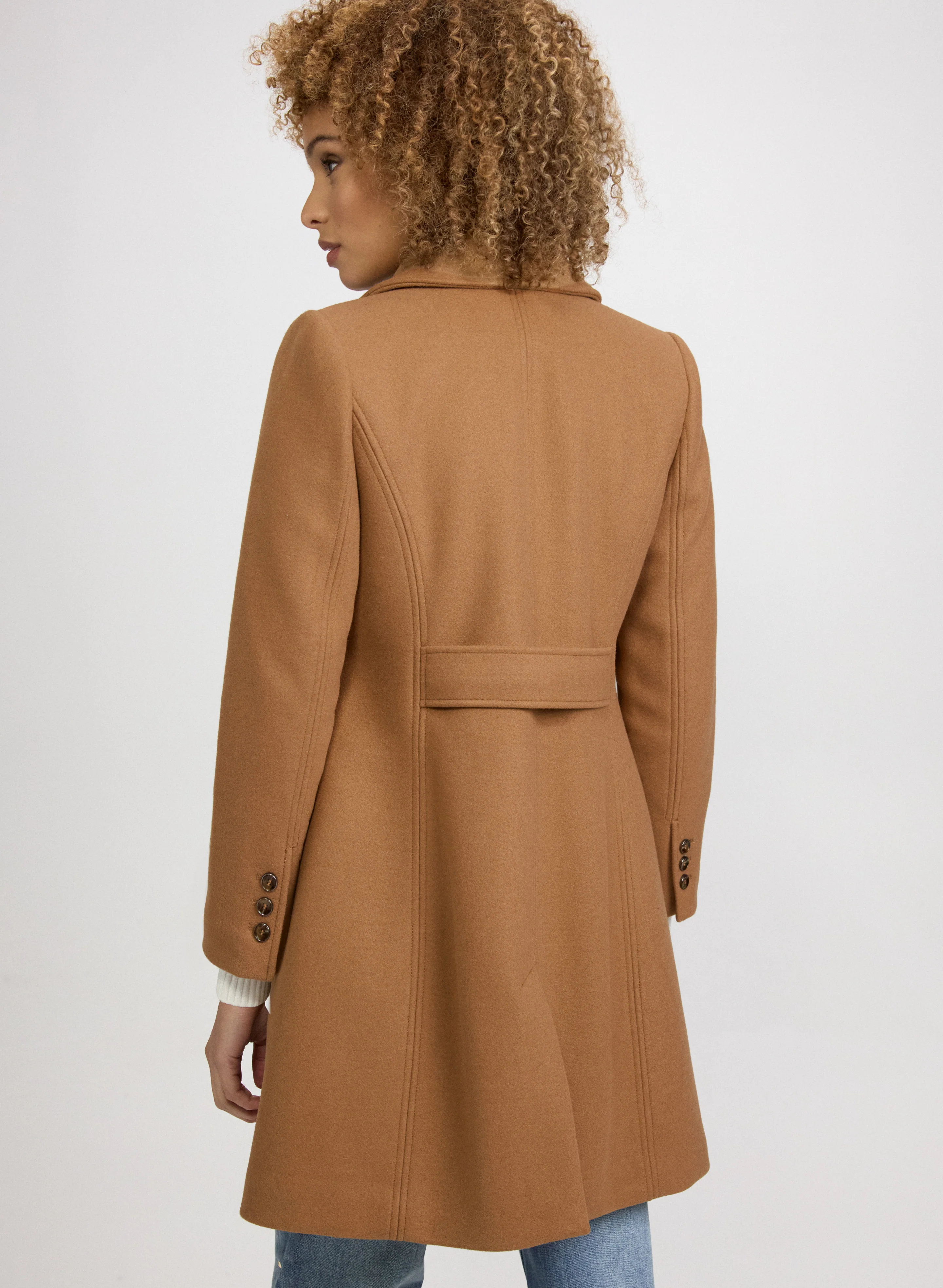 Stretch Wool-Blend Coat - Image 4