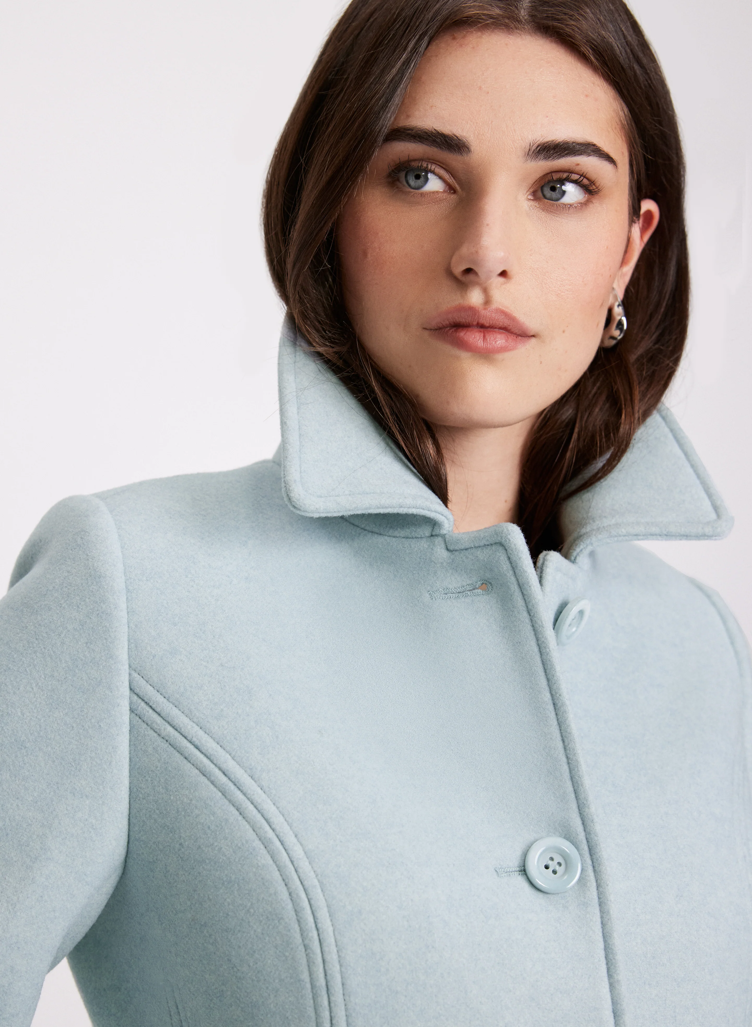 Stretch Wool-Blend Coat - Image 7