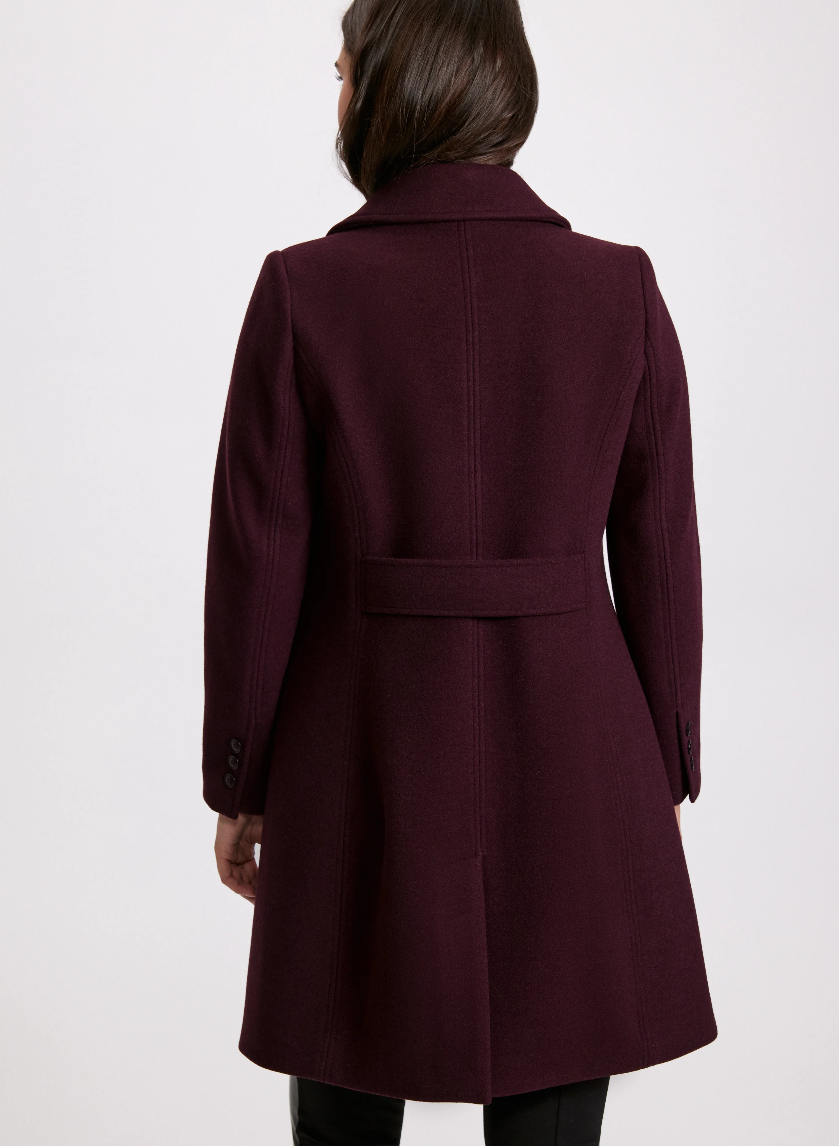 Stretch Wool-Blend Coat - Image 4