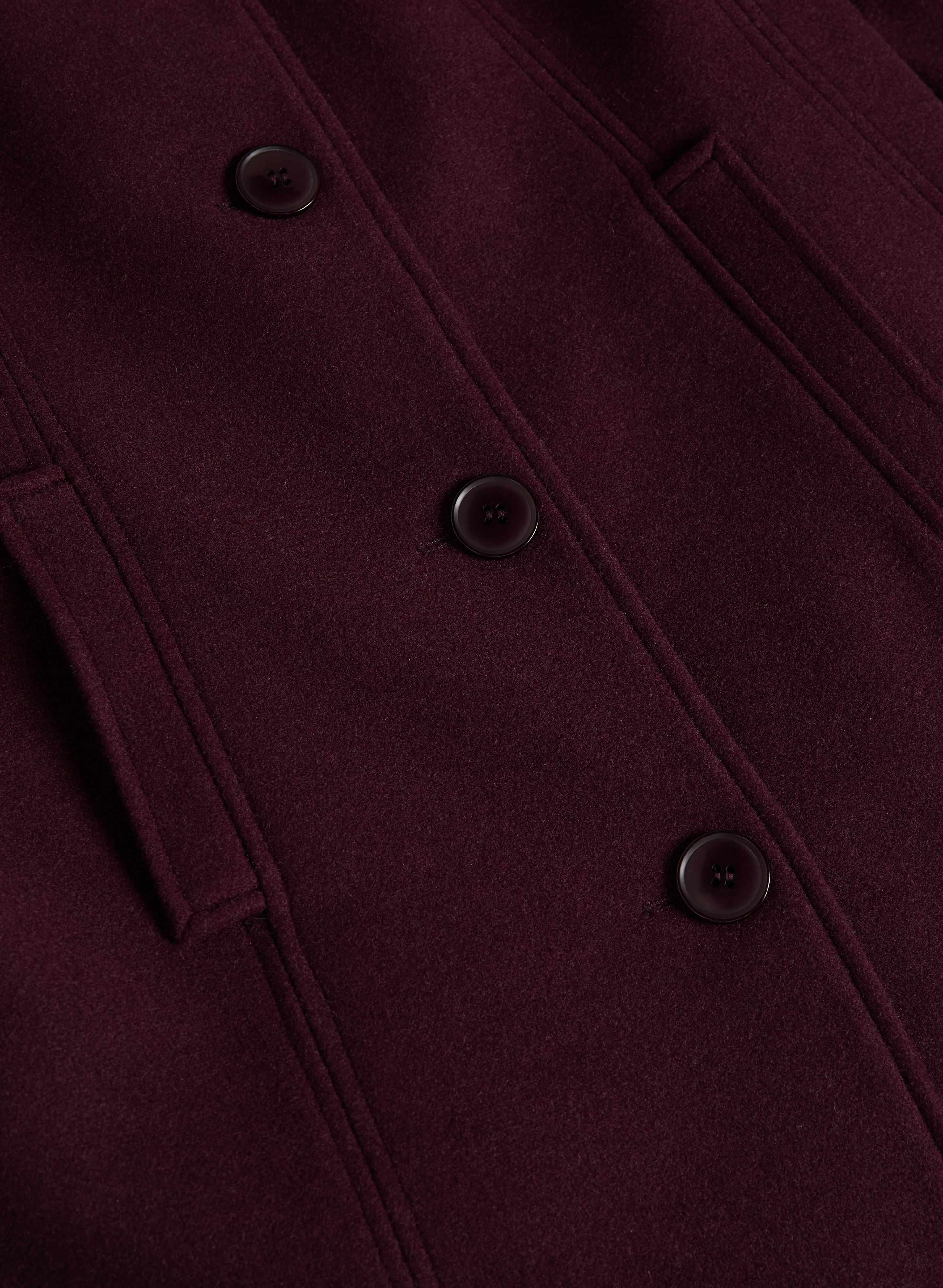 Stretch Wool-Blend Coat - Image 6