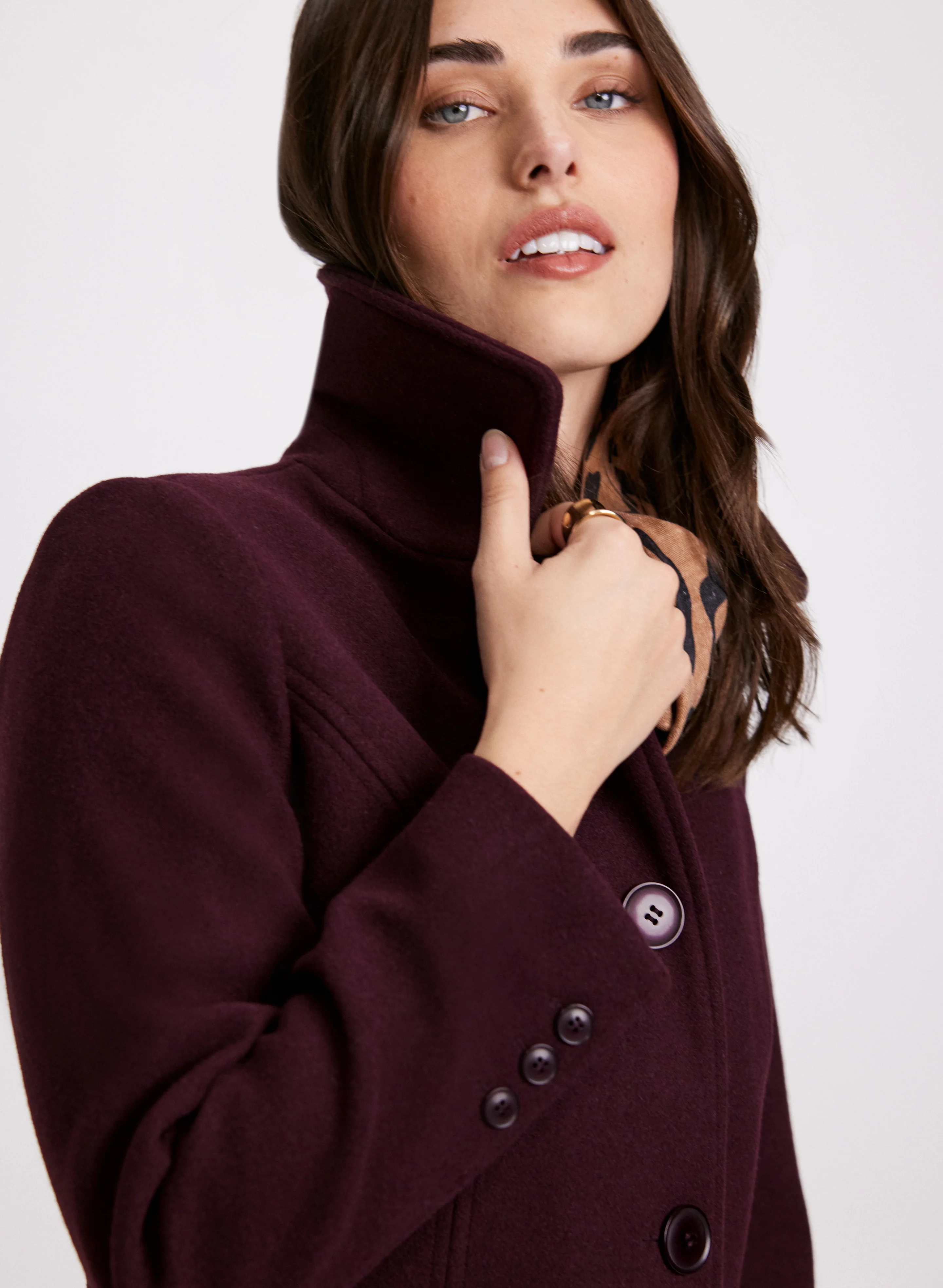 Stretch Wool-Blend Coat - Image 7