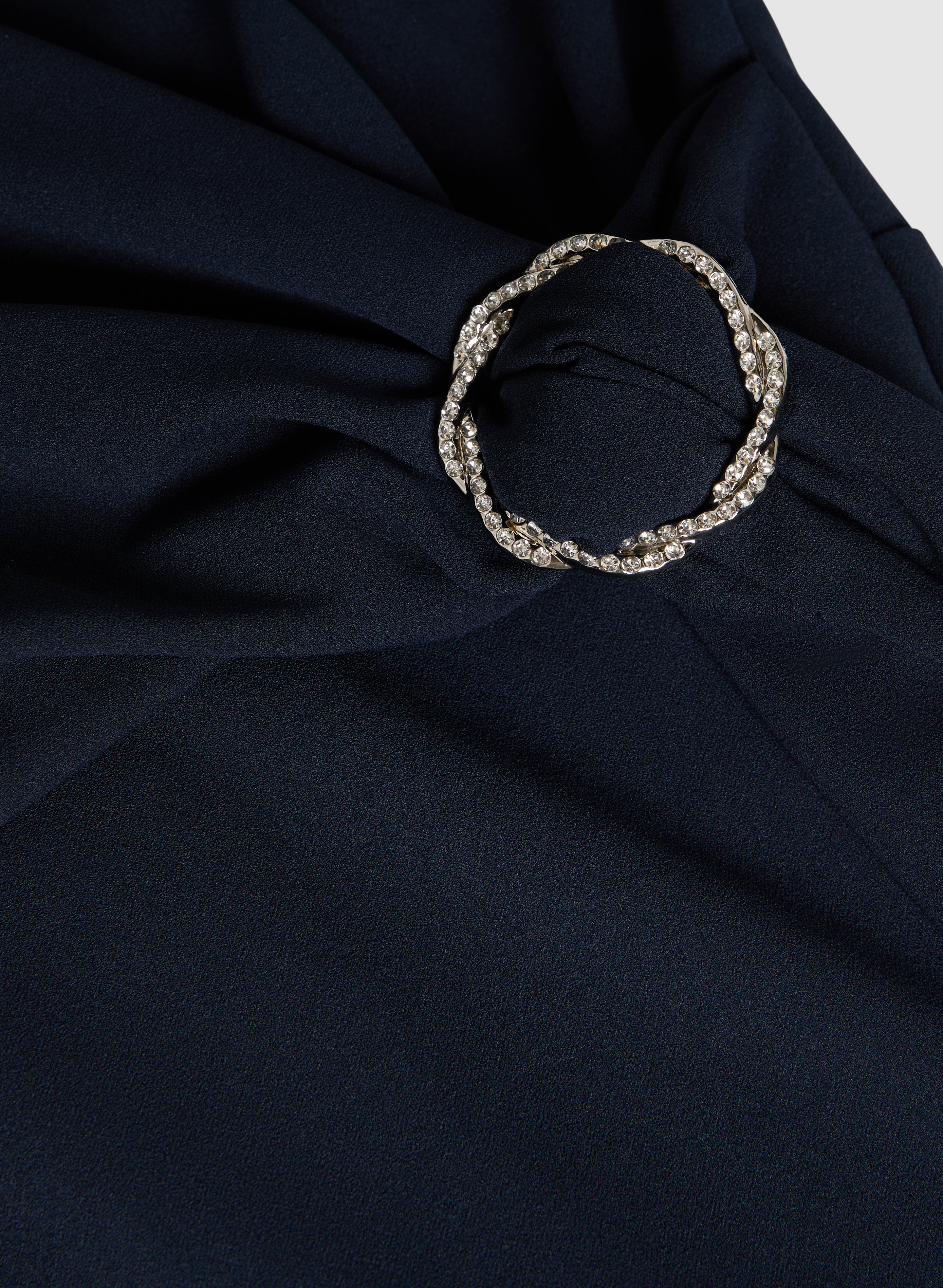 Wrap-Over Chiffon Dress - Image 7